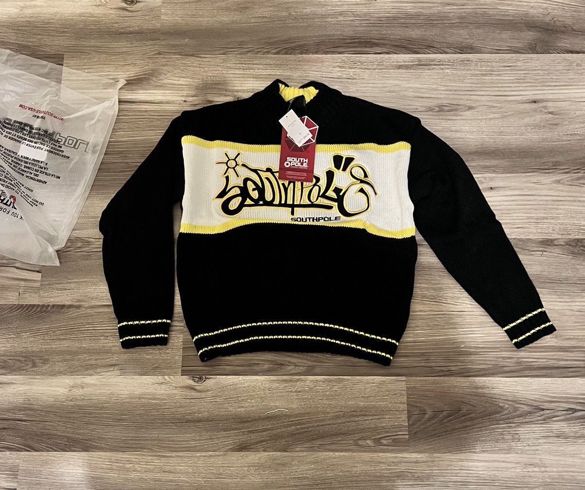 Southpole Southpole south pole 90s hip hop knit sweater Size US S / EU 44-46 / 1 - 1 Thumbnail
