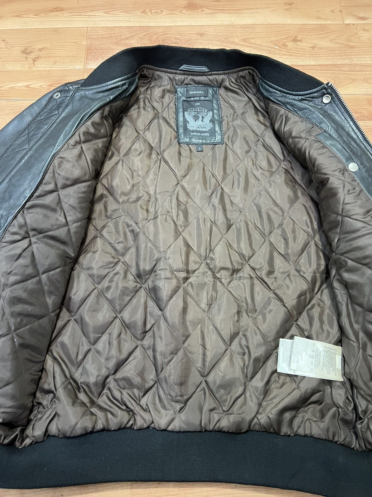 Diesel Diesel leather jacket size L Size US L / EU 52-54 / 3 - 3 Thumbnail