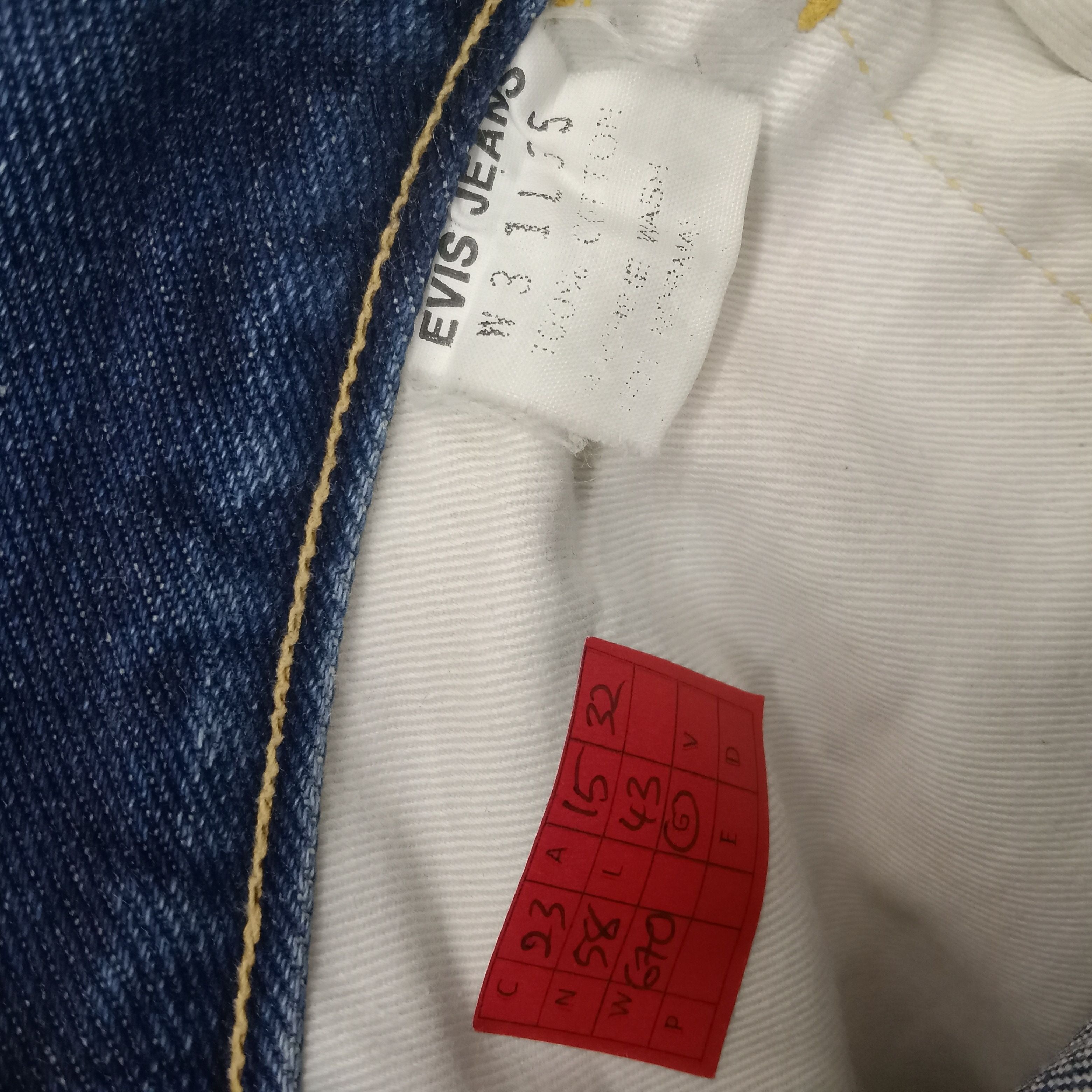 Evisu Evisu Japanese Streetwear Skater Custom Daicock Style Jeans Size US 30 / EU 46 - 16 Thumbnail