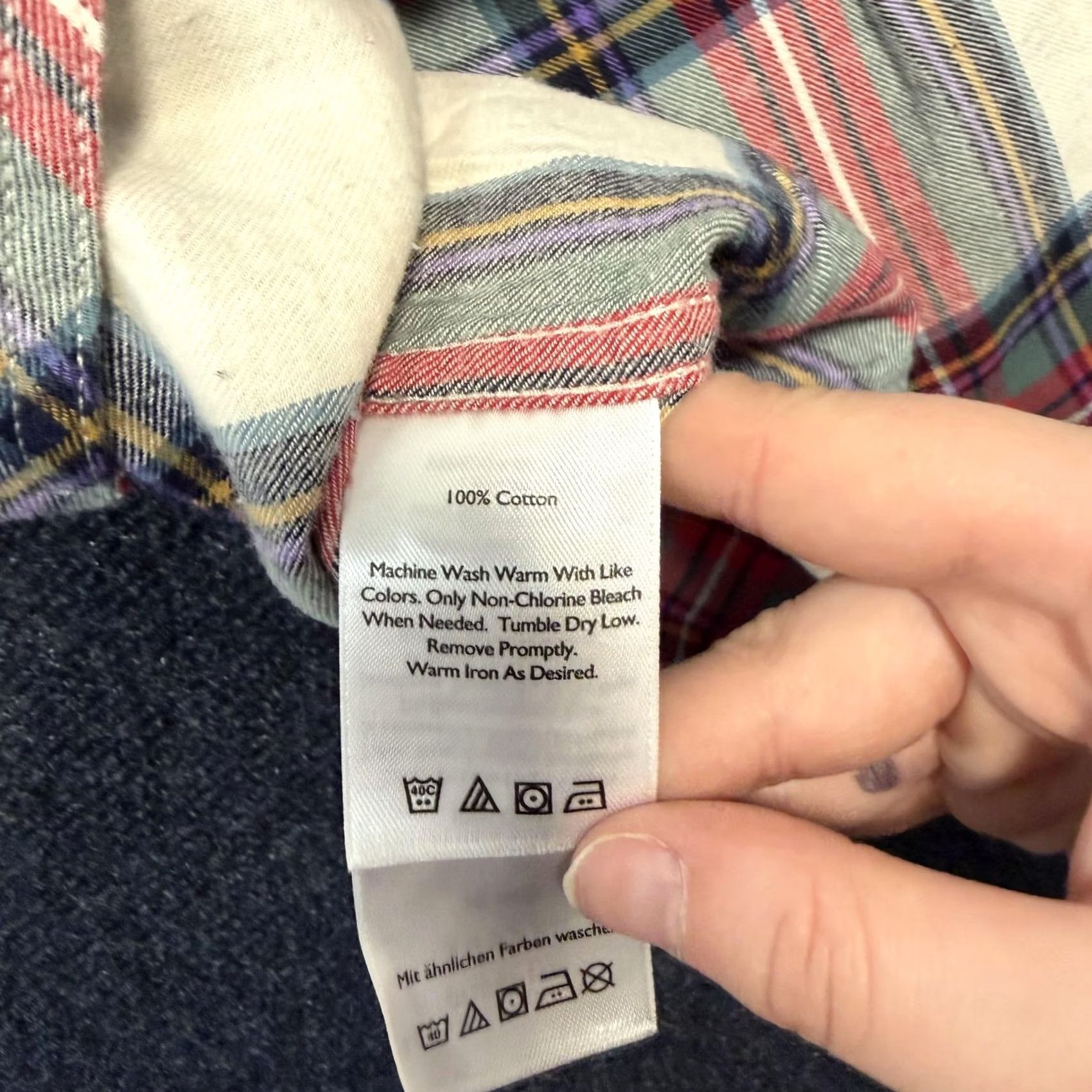 Eddie Bauer Eddie Bauer Shirt Womens XL Multicolor Plaid Button-Up Boyfriend Fit Flannel Size XL / US 12-14 / IT 48-50 - 4 Thumbnail