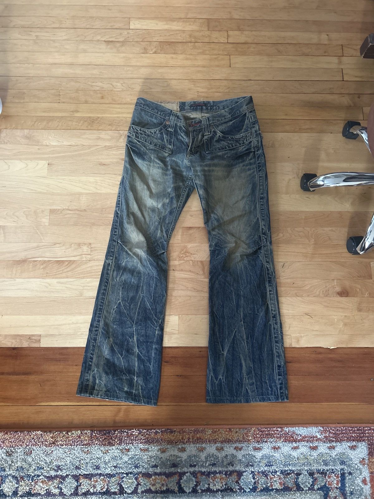 Japanese Brand × Other Blue way flares Size US 32 / EU 48 - 1 Thumbnail