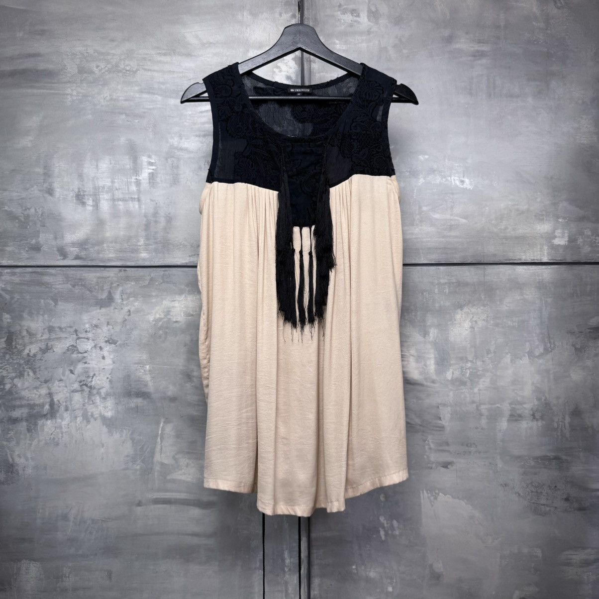 Ann Demeulemeester Silk top with lace 36-40 Size XS / US 0-2 / IT 36-38 - 1 Thumbnail