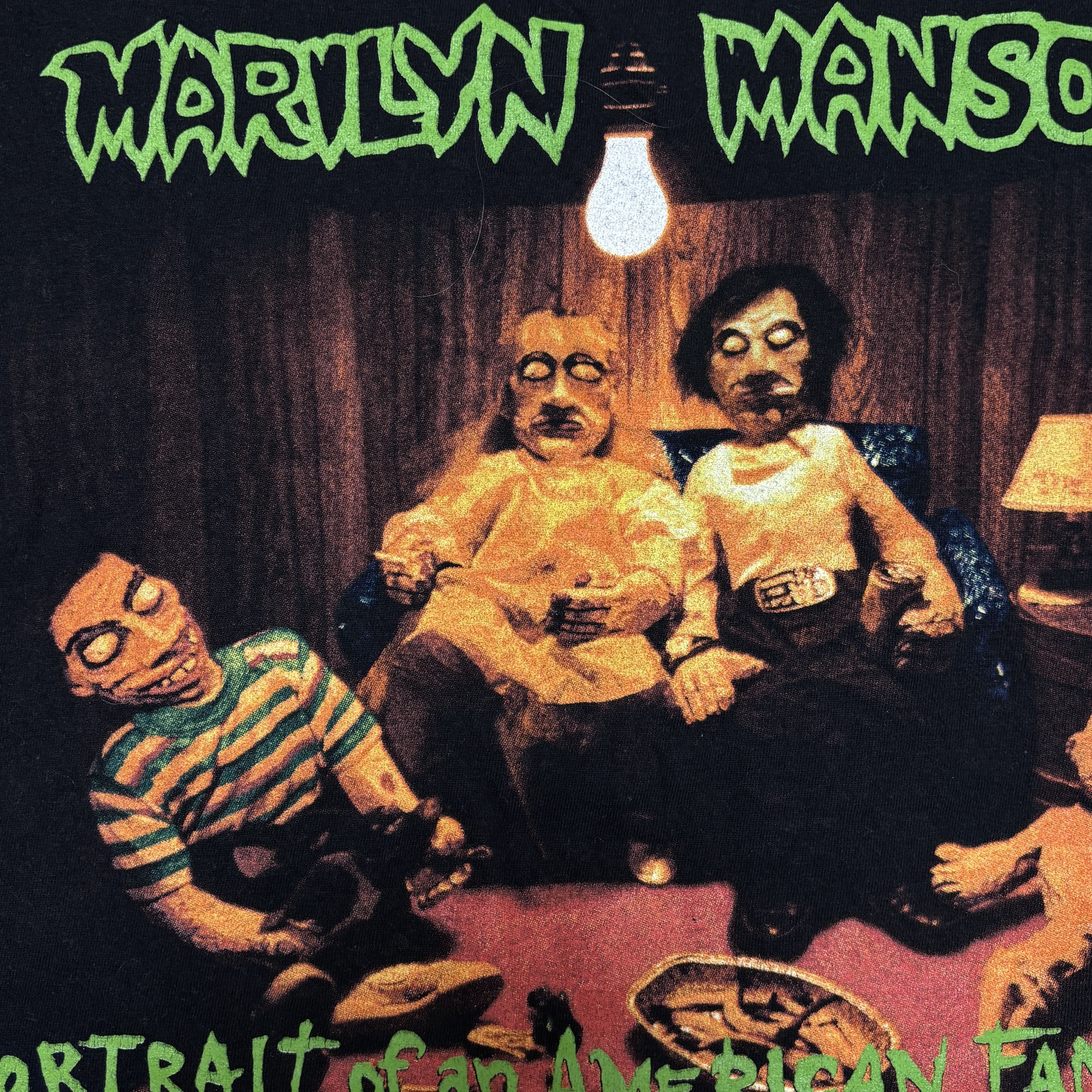 Band Tees Marilyn Manson Shirt Tour Concert Metal Band Tee Gothic Size US XL / EU 56 / 4 - 6 Thumbnail