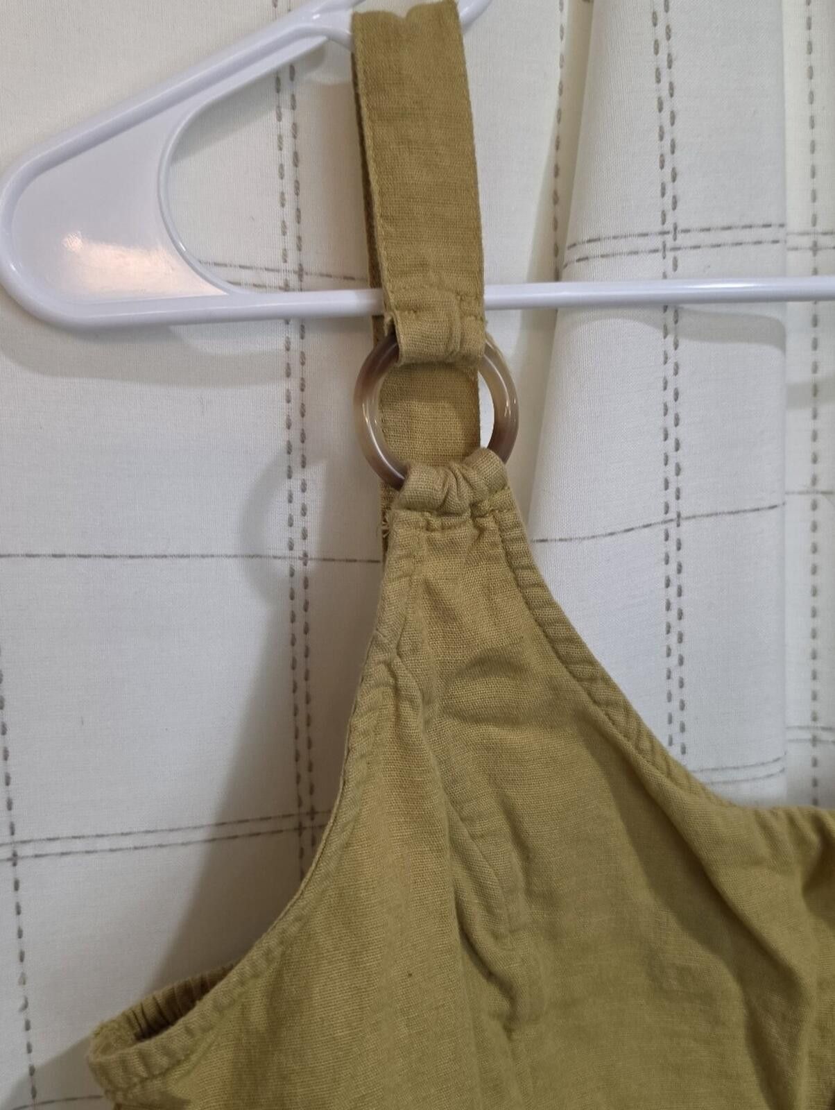 American Eagle Outfitters American Eagle Linen Blend Crop Top Size L / US 10 / IT 46 - 3 Thumbnail