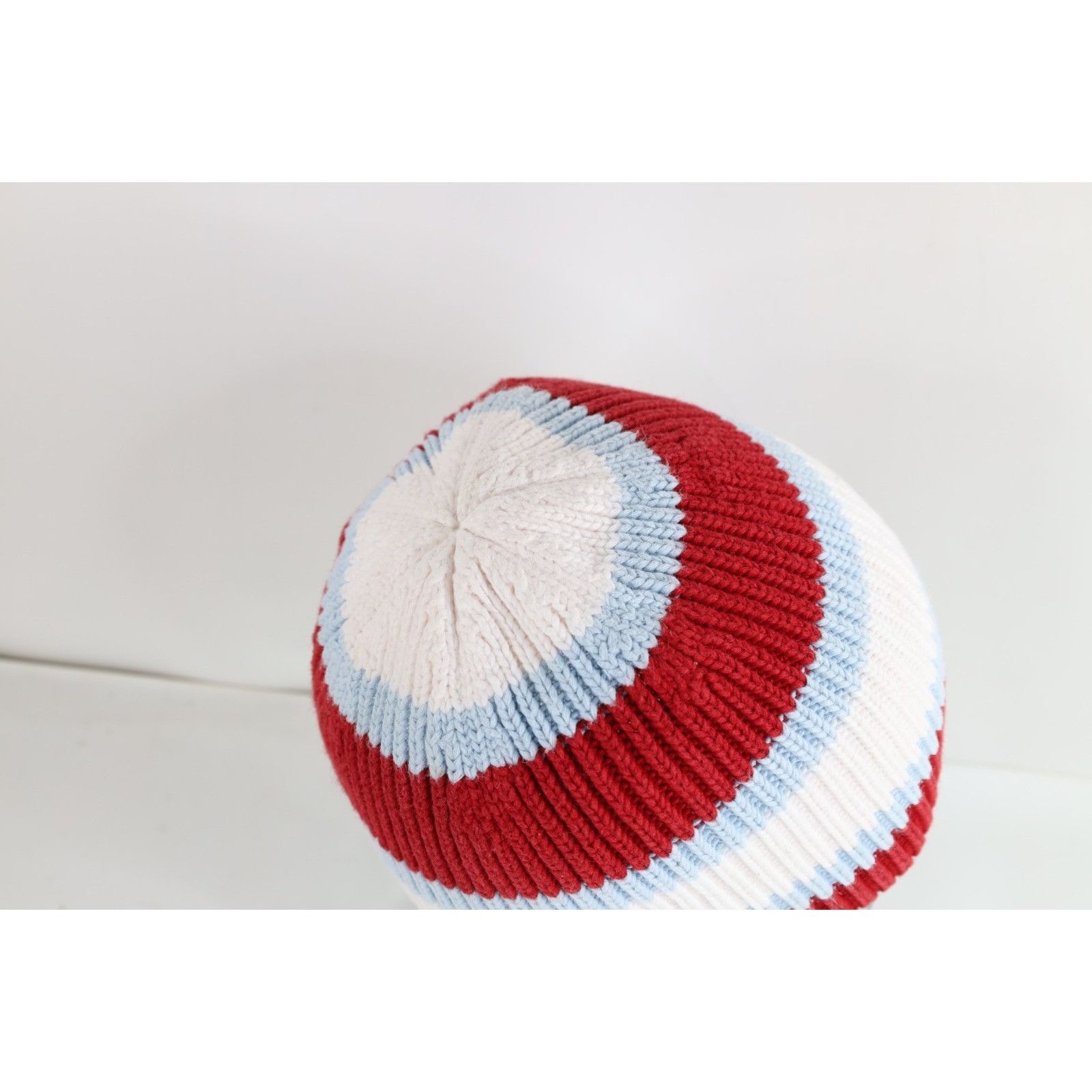Abercrombie & Fitch Vintage 90s Abercrombie & Fitch Babydoll Striped Knit Beanie Size ONE SIZE - 7 Thumbnail