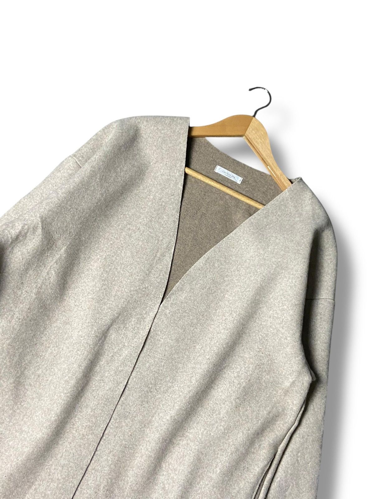 Japanese Brand Chocolate Brand Long Outerwear Cardigan (155) Size M / US 6-8 / IT 42-44 - 4 Thumbnail
