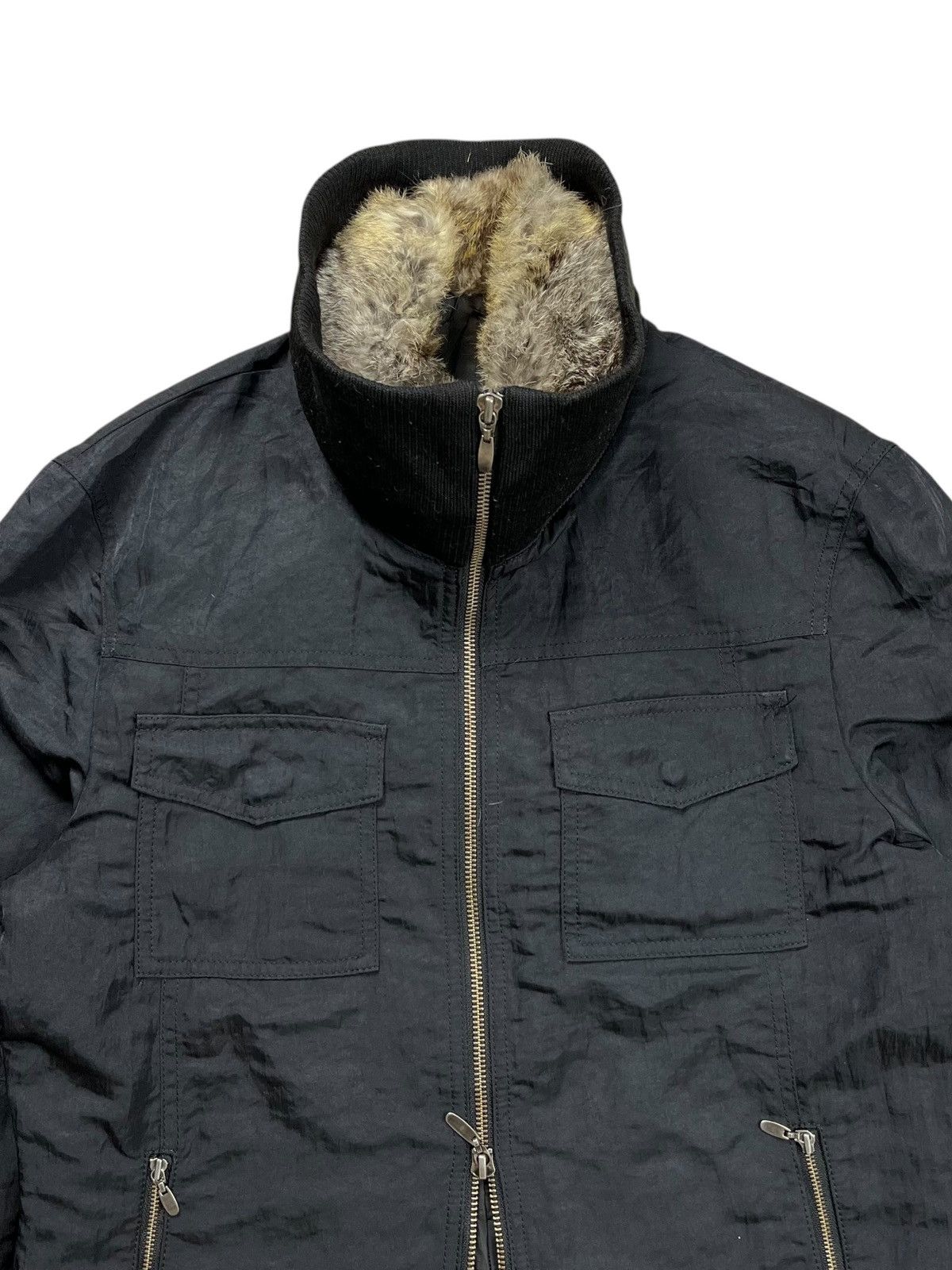 BUFFALO BOBS 2007 Comme Ca Men - Trim Fur Collar Jacket Size US M / EU 48-50 / 2 - 8 Thumbnail