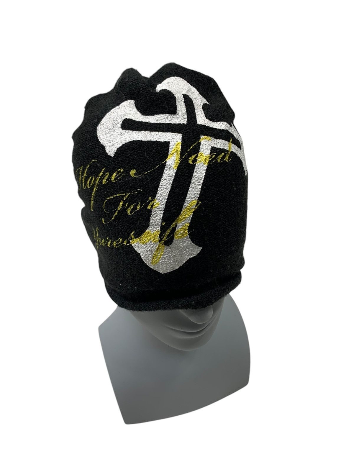 Japanese Brand gothic cross beanie hats Size ONE SIZE - 1 Thumbnail