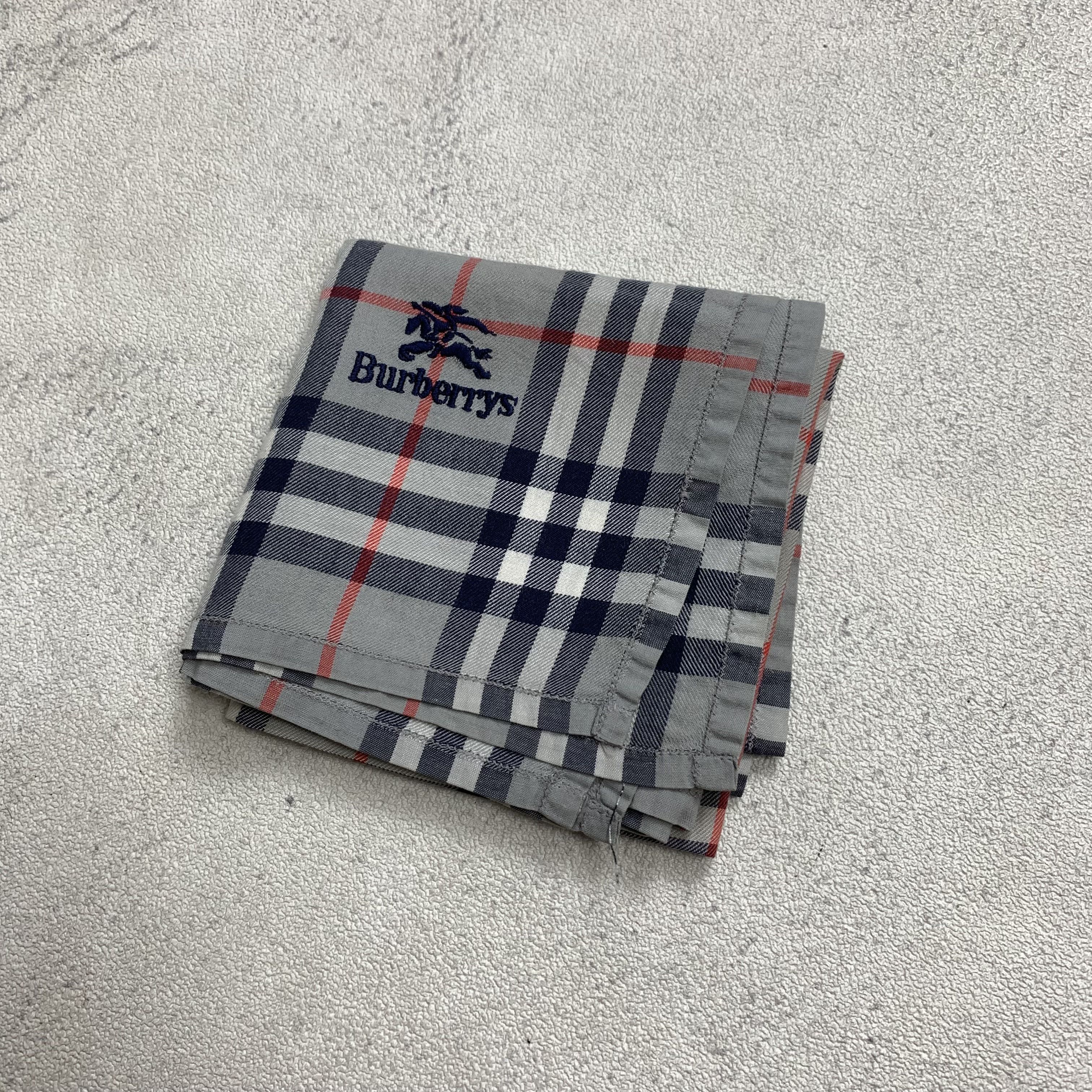 Burberry Burberry Handkerchief Neckerchief Bandana Scarf Size ONE SIZE - 2 Thumbnail