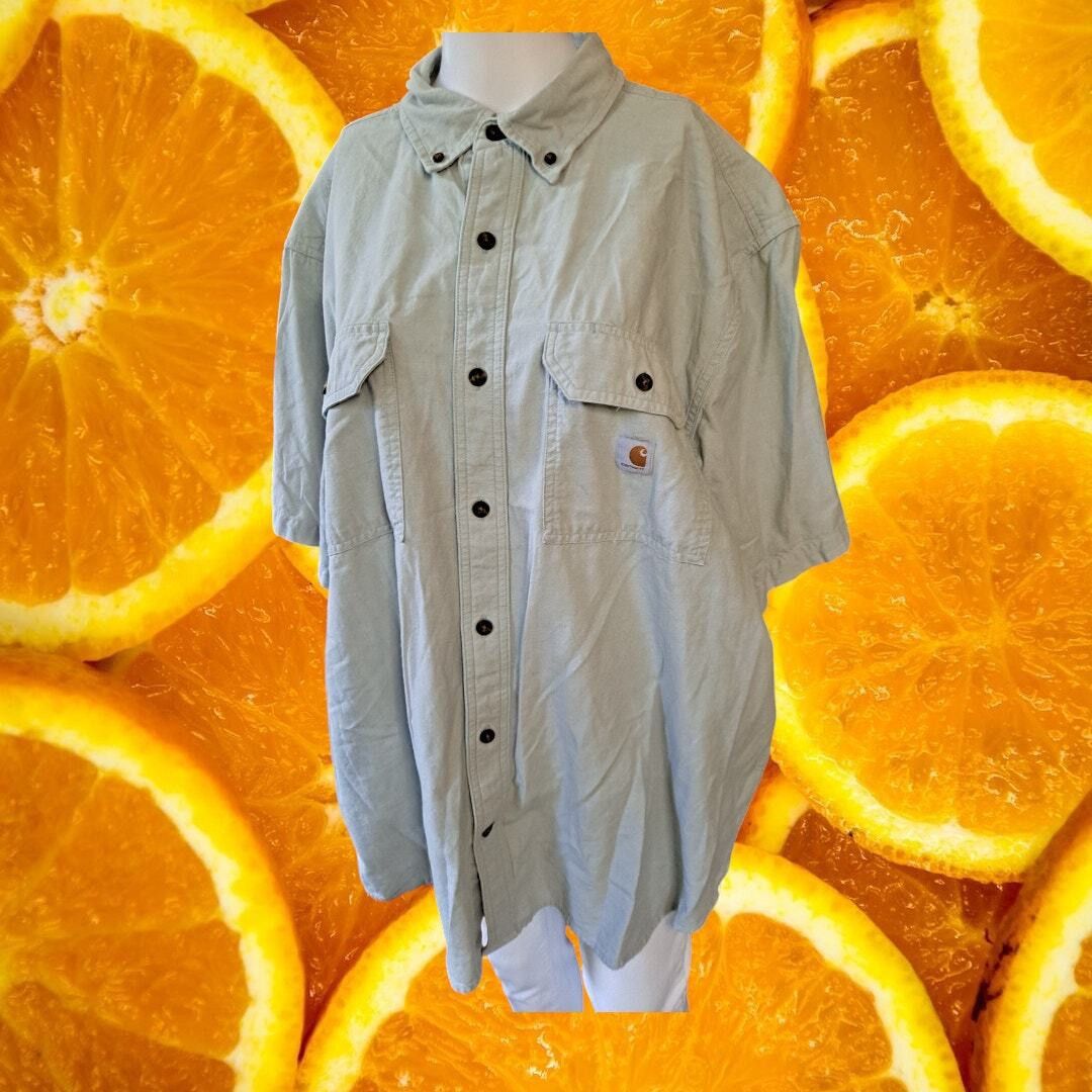 Carhartt Carhartt Loose Fit 2 Pocket Short Sleeve Tan Button Up Size Size US XL / EU 56 / 4 - 8 Thumbnail