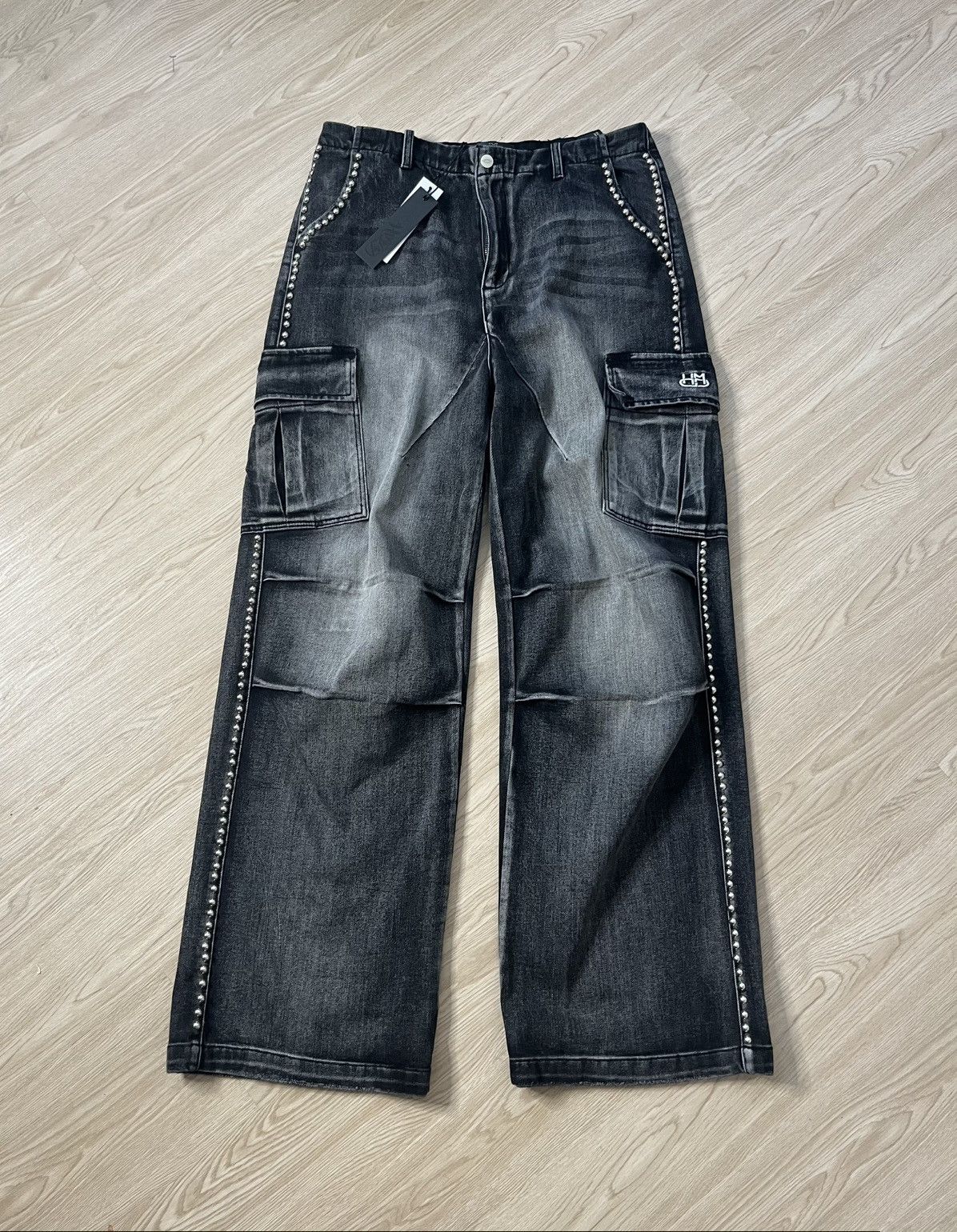 HMDD HMDD STUDDED COLOSSAL BAGGY JEANS Size US 36 / EU 52 - 1 Thumbnail