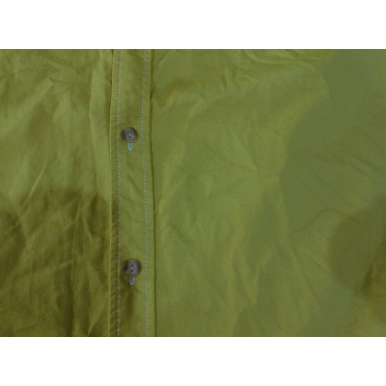 Sean John Sean John Shirt Mens 2XL Yellow Vintage Button-Up Casual Regular Plaited Plaid Long Sleeve Cotton Collar Button-Down Pockets Mens Size US XXL / EU 58 / 5 - 4 Thumbnail