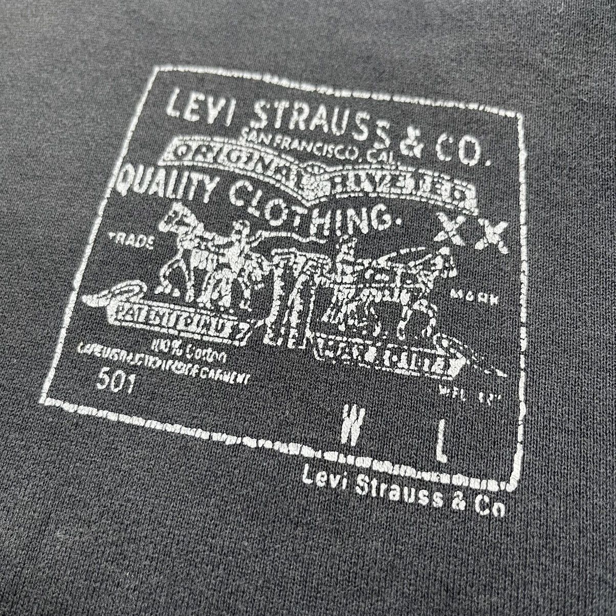 Levi's Made & Crafted Rare! Vintage Fades Levis 501 Iconic Logo Distressed Hoodie Size US M / EU 48-50 / 2 - 5 Thumbnail
