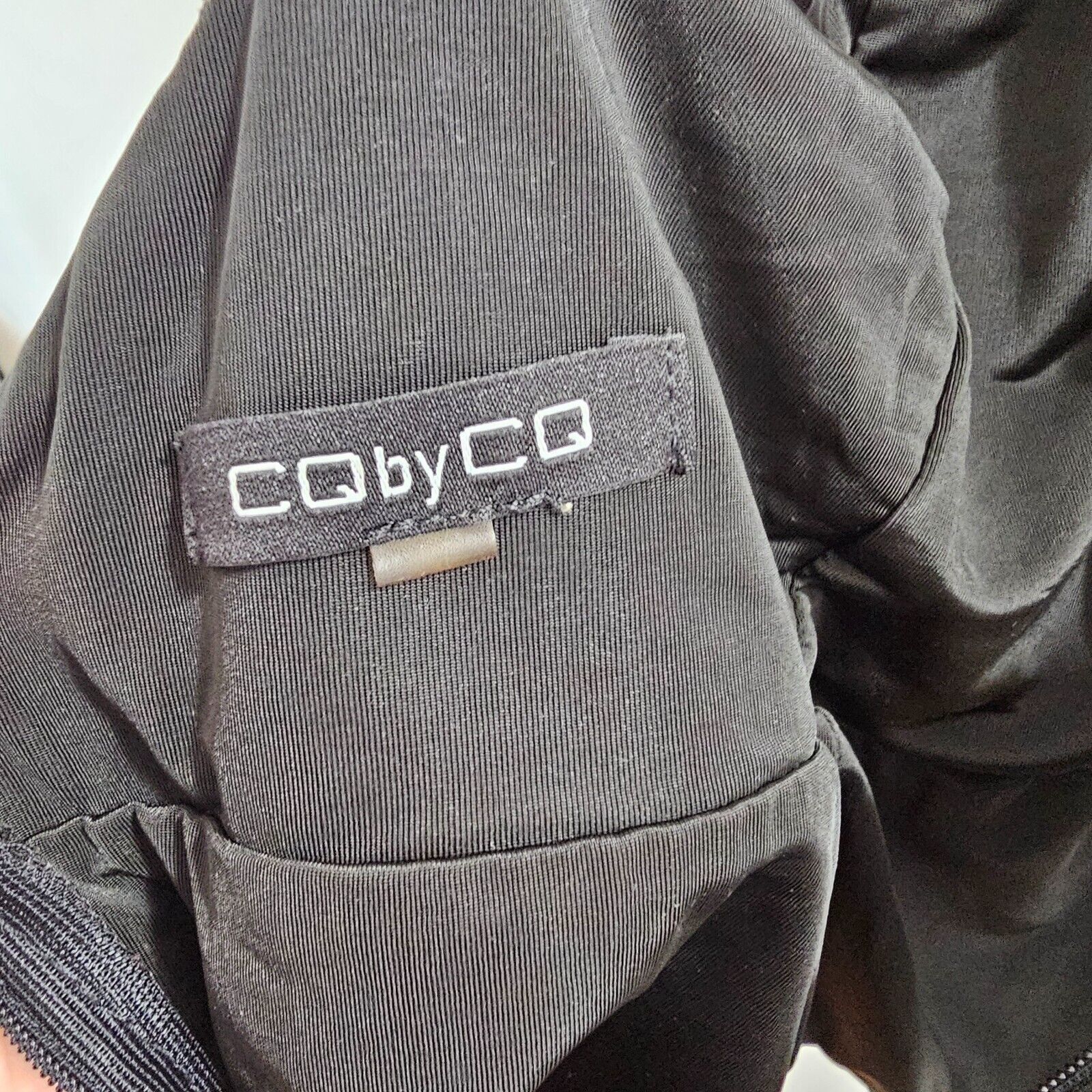 Other CQ by CQ Sexy Black Square Neck Low Back Zip Bodysuit Medium Size M / US 6-8 / IT 42-44 - 3 Thumbnail