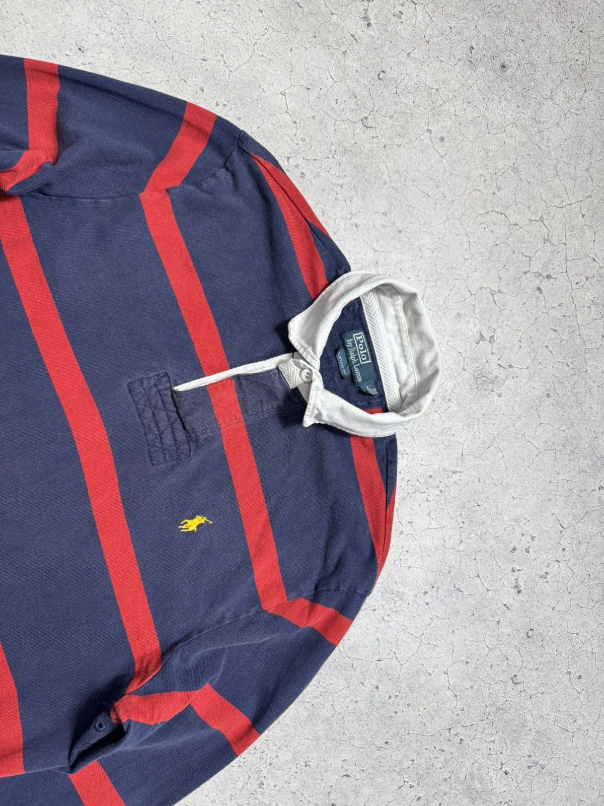 Polo Ralph Lauren Polo Ralph Lauren Rugby Sweatshirt Vintage 90’s PRL Size US L / EU 52-54 / 3 - 5 Thumbnail
