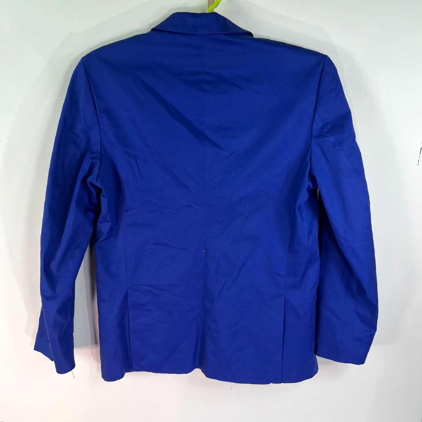 Kenneth Cole KENNETH COLE REACTION Blazer Mens 42 Solid Blue Regular Notch Lapel Single-Vented Two-Button Jacket Size 42R - 5 Thumbnail