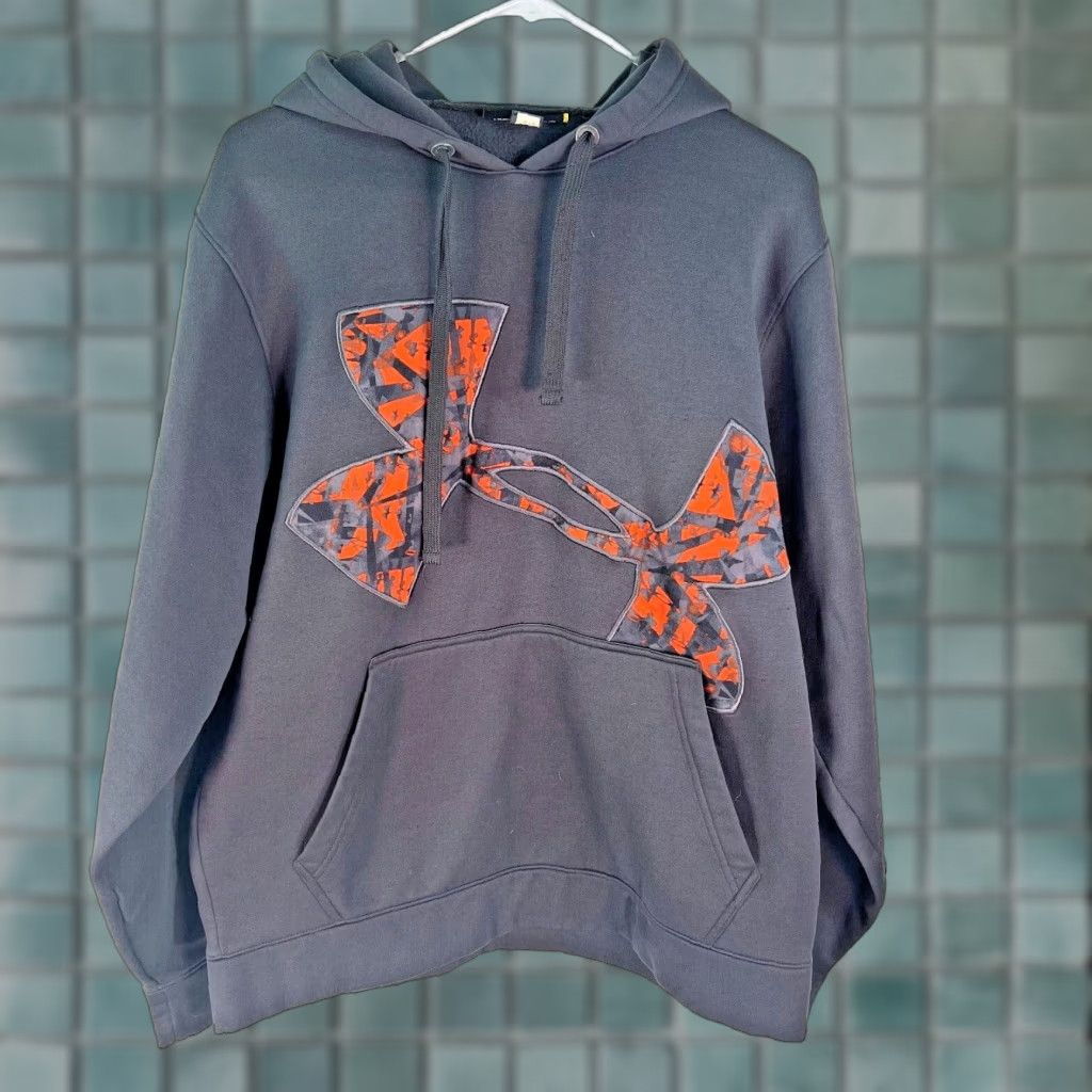 Under Armour Under Armour Mens Loose Fit Long Sleeves Logo Black Pullover Hoodie Large Size US L / EU 52-54 / 3 - 1 Thumbnail