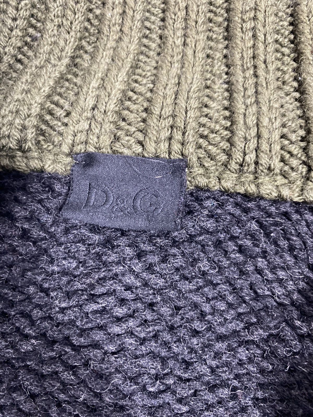 Dolce & Gabbana Vintage D&G Wool Knit Zip Sweater Cardigan size 48 (S-M) Size US S / EU 44-46 / 1 - 9 Thumbnail