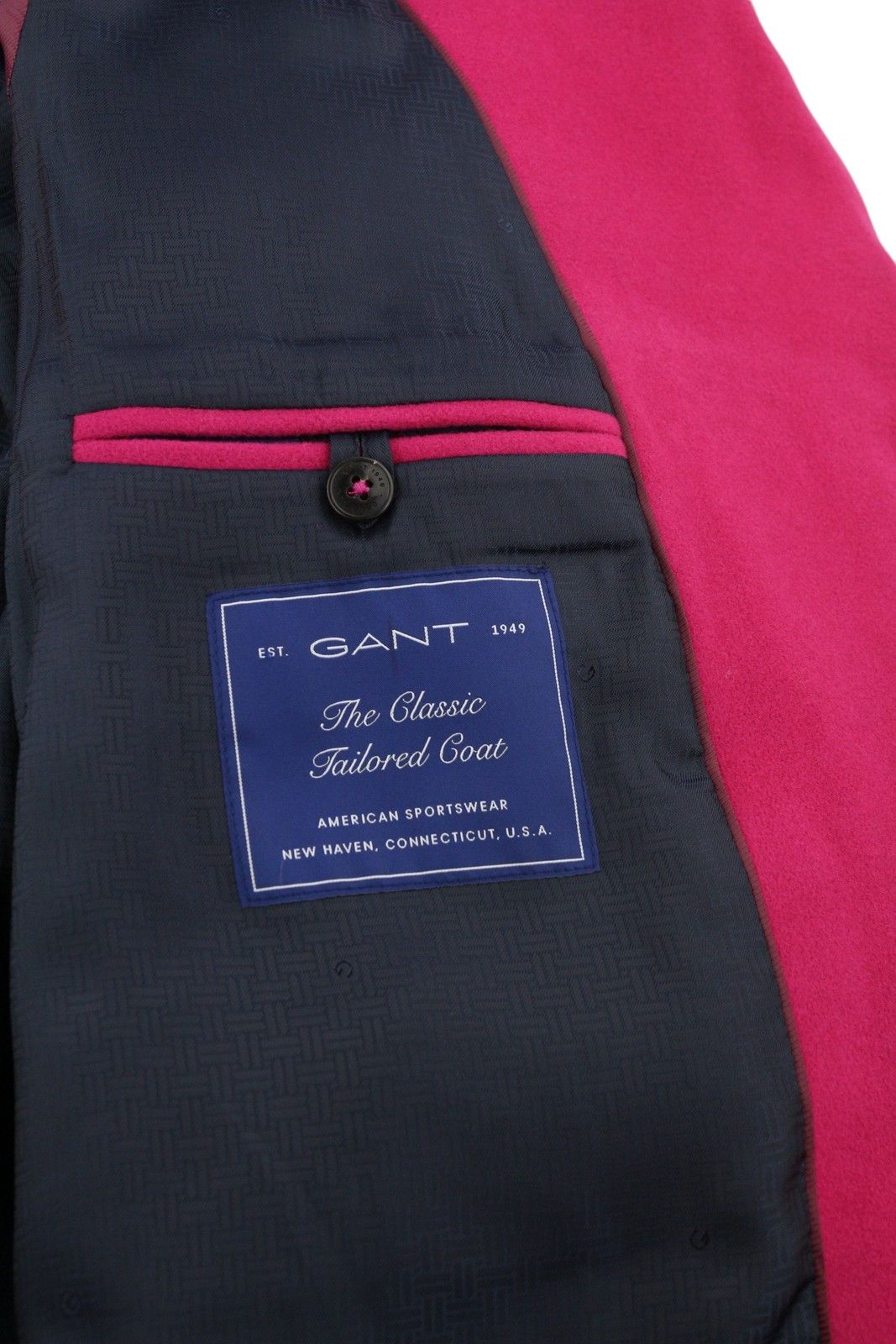Gant CLASSIC TAILORED 2XL Love Potion Wool Cashmere Coat 87283 Size XXL / US 16-18 / IT 52-54 - 7 Thumbnail