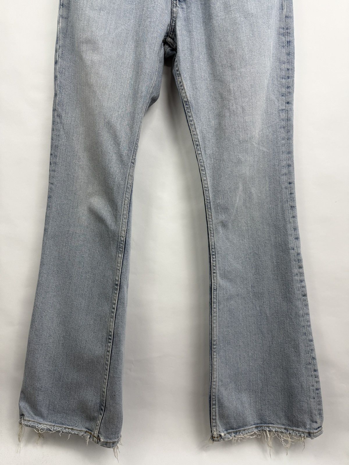 Acne Studios 🇺🇸 Acne Studios Width Flare Jeans Lita Indigo Fray Flared Size 27" / US 4 / IT 40 - 4 Thumbnail