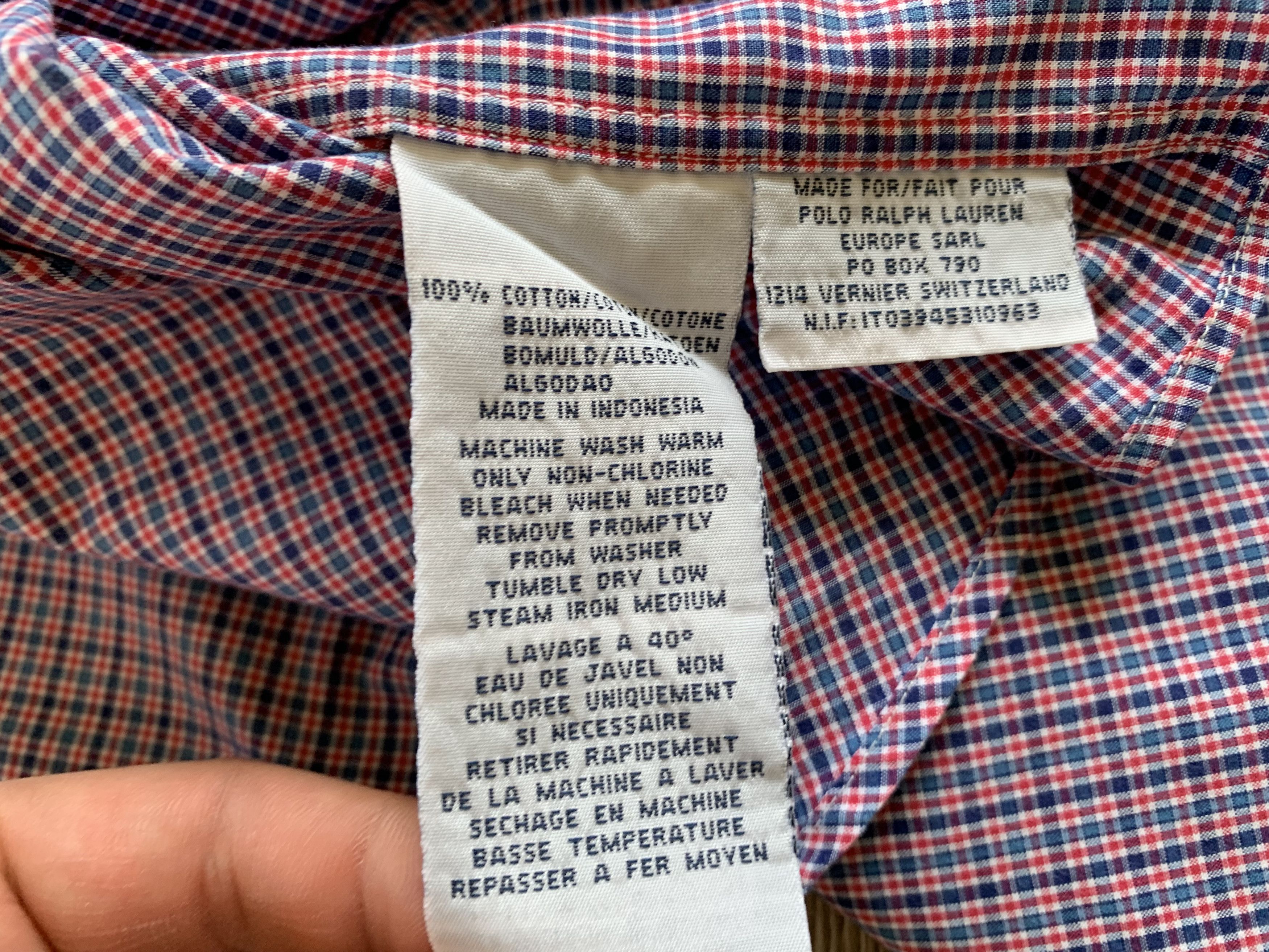 Polo Ralph Lauren × Ralph Lauren × Vintage Polo Ralph Lauren Blake Vintage Short Sleeve Shirt Size US L / EU 52-54 / 3 - 8 Thumbnail