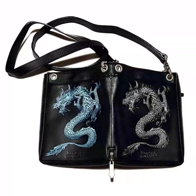 Jean Paul Gaultier Gemini Dragon Pattern Bag