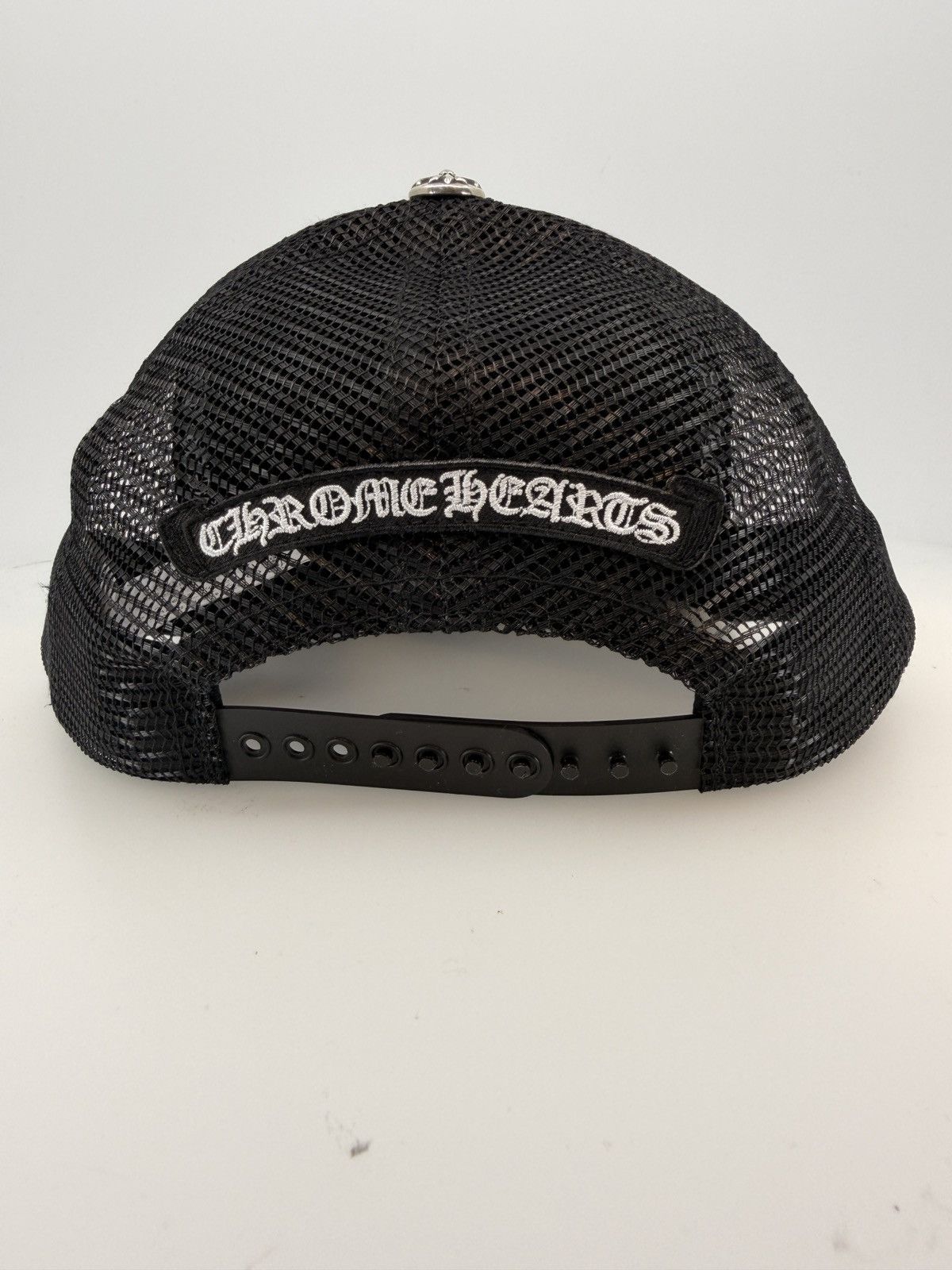 Chrome Hearts Chrome Hearts Pony Hair Cross Patch Trucker Hat Black Size ONE SIZE - 3 Thumbnail
