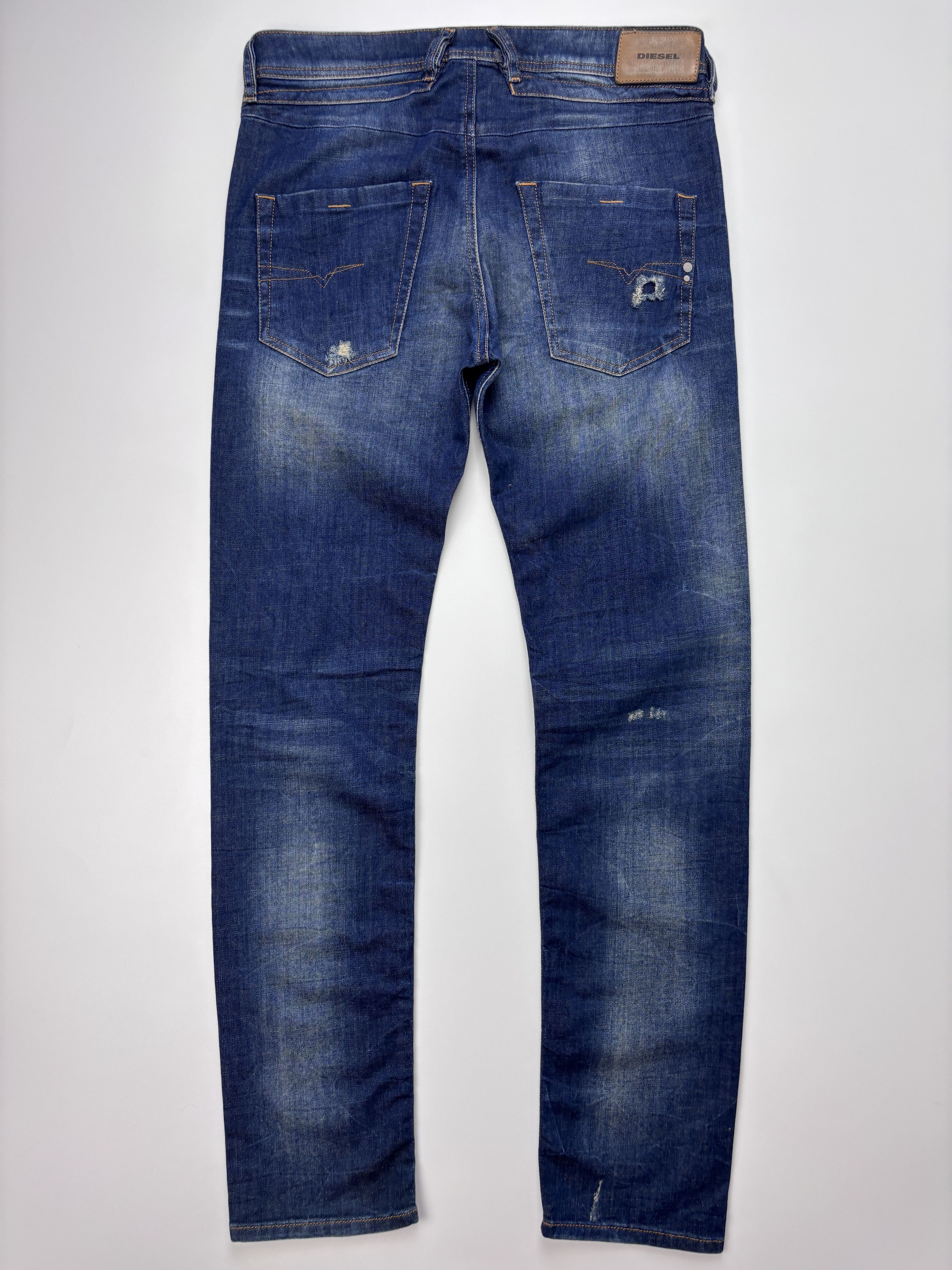 Diesel Diesel Belther Jeans Regular Slim Tapered Stretch 29x32 Size US 29 - 5 Thumbnail