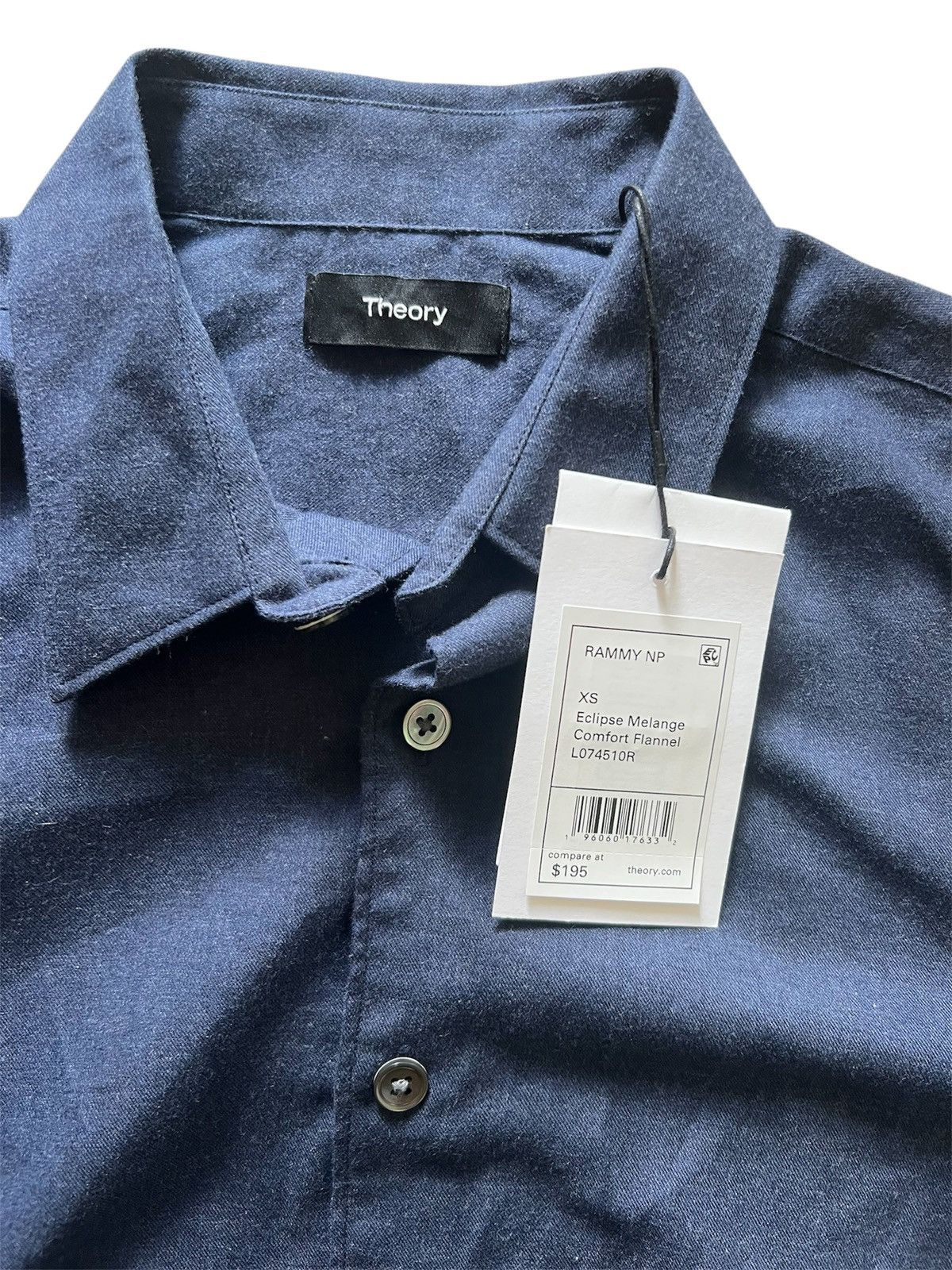 Theory Theory Men’s Rammy NP Comfort Flannel | XS NWT Size US XS / EU 42 / 0 - 4 Thumbnail