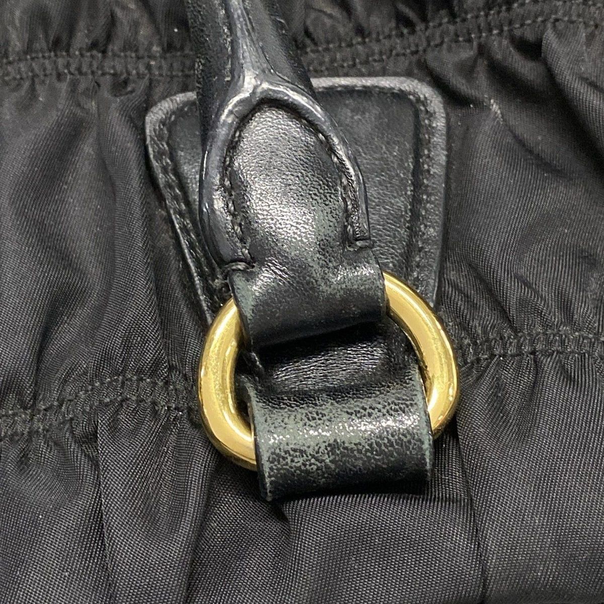 Prada PRADA Gathered Bag Handbag B1407M Size ONE SIZE - 15 Thumbnail