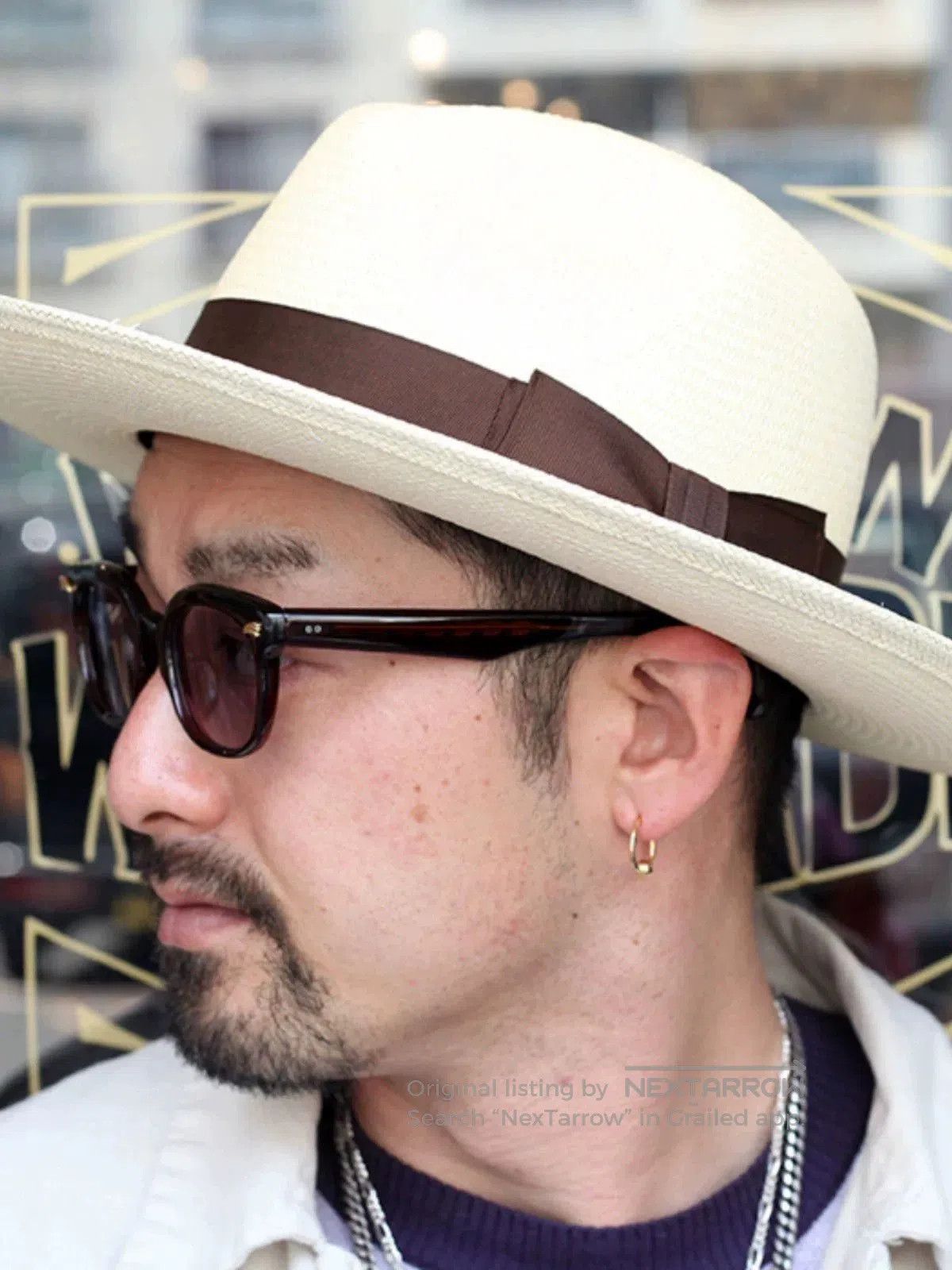 THE H.W.DOG&CO. H.W.DOG Vintage Panama Gentleman Hat Japan. Size ONE SIZE - 2 Thumbnail