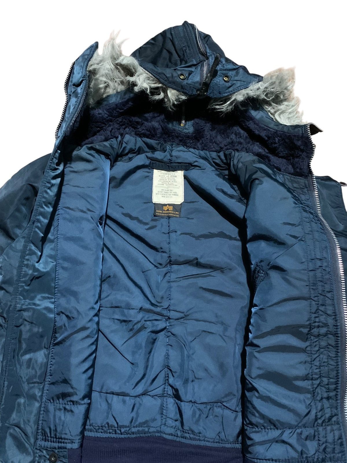 If Six Was Nine Vintage Alpha industries N2B fur bomber jacket hoodie Size US M / EU 48-50 / 2 - 11 Thumbnail