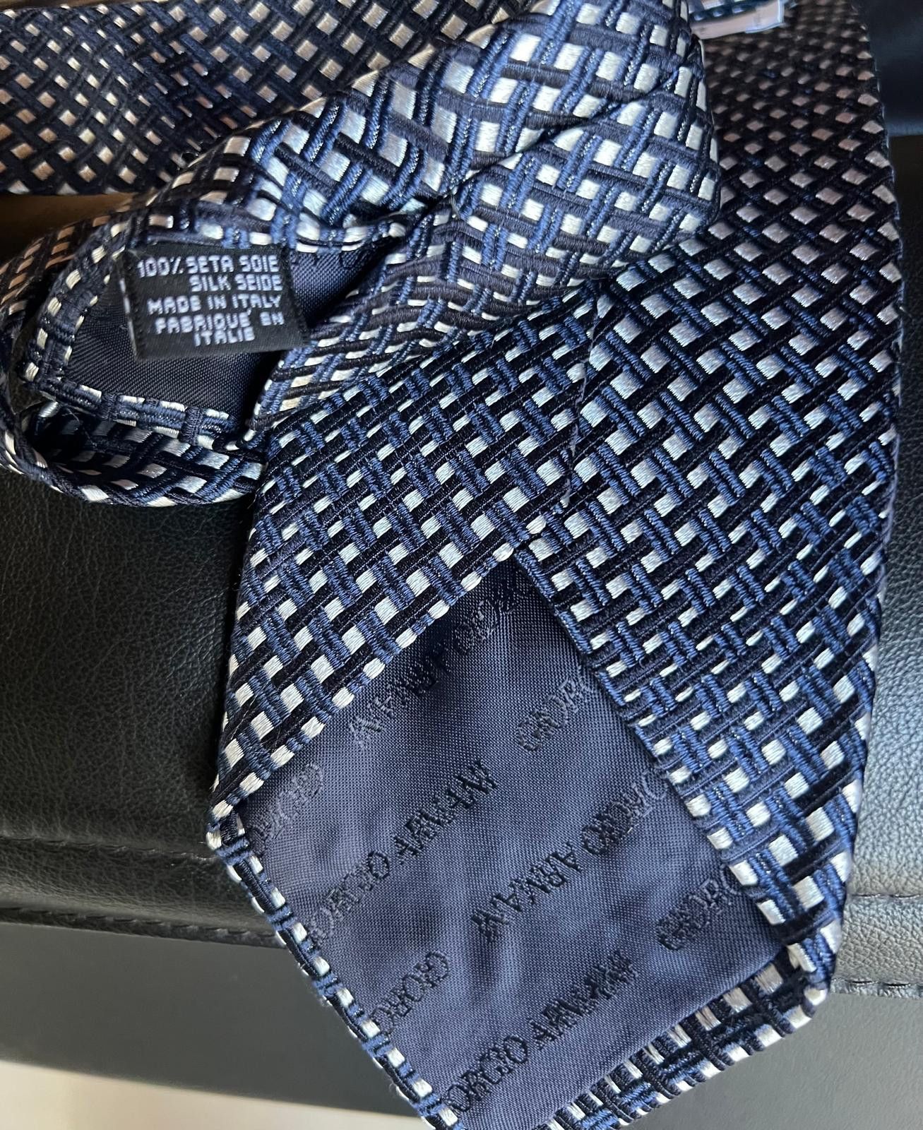 Armani Collezioni Armani Collezioni exclusive long silk tie Size 46 - 6 Thumbnail