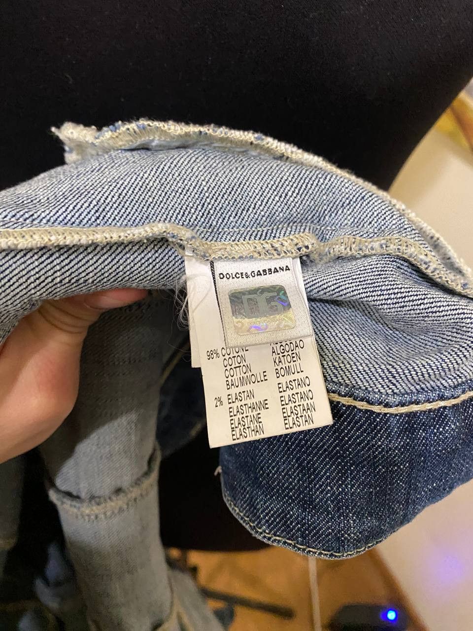 Dolce & Gabbana f vintage D&G Dolce & Gabbana Junior distressed denim jeans Size S / US 4 / IT 40 - 10 Thumbnail