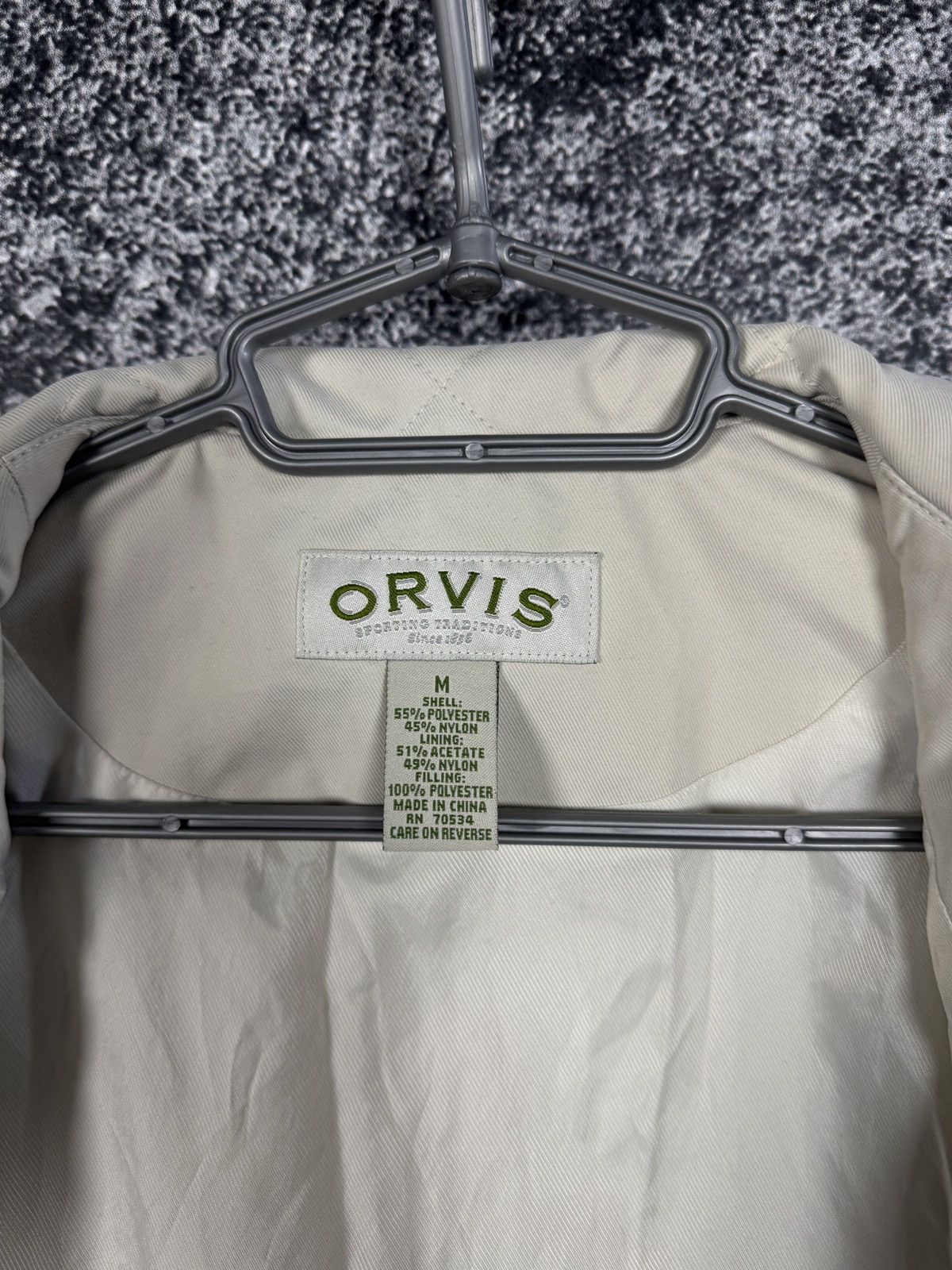 Orvis Women’s Orvis Quilted Jacket Cream Coat Button Up Size M Size M / US 6-8 / IT 42-44 - 8 Thumbnail