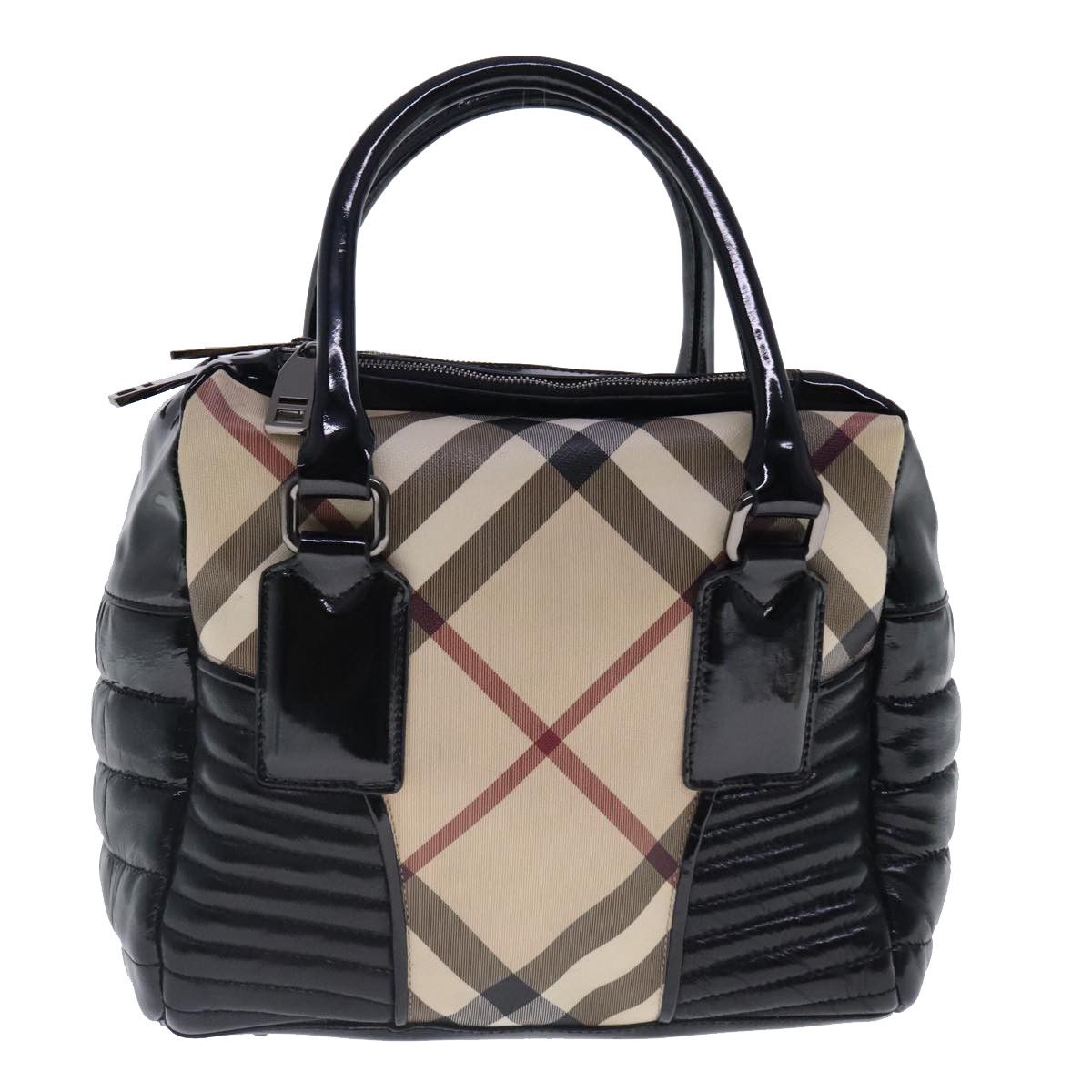 Burberry Nova Check Beige Canvas Handbag (Pre-Owned) Size ONE SIZE - 1 Thumbnail