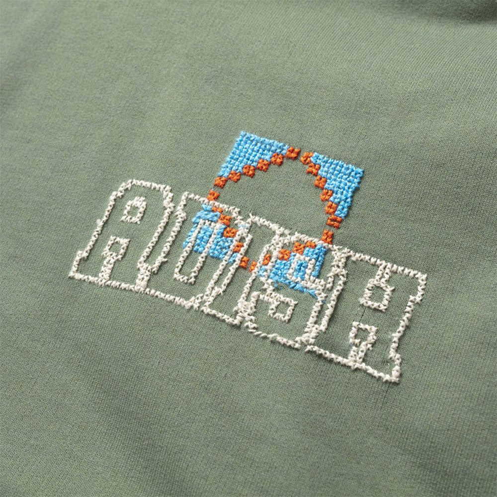 Adish o1mle1224 Kharaz Logo Hooded Sweatshirt in Olive Green Size US S / EU 44-46 / 1 - 7 Thumbnail