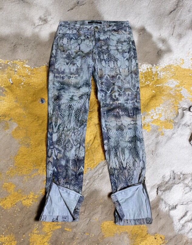 If Six Was Nine × Le Grande Bleu (L.G.B.) × Zara SNAKESKIN - ZARA LONGPANTS Size US 30 / EU 46 - 1 Thumbnail