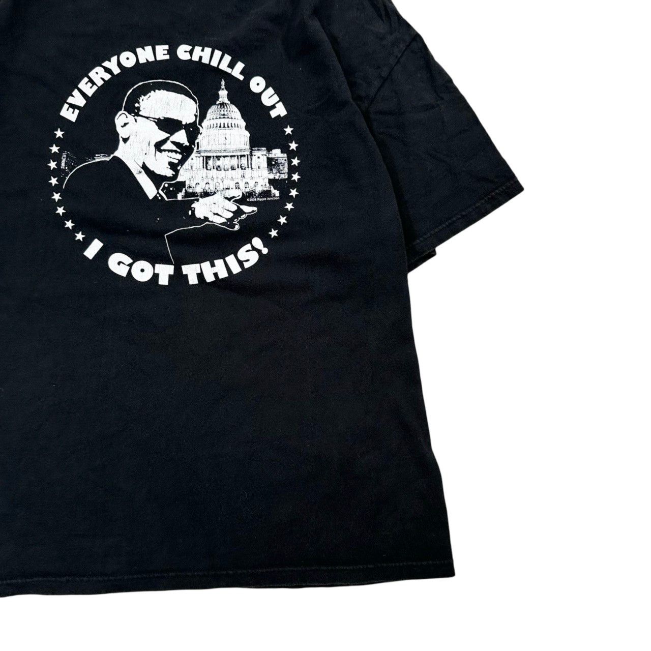 Vintage Vintage 00s Barack Obama Everyone Chill Out I Got This Size US L / EU 52-54 / 3 - 3 Thumbnail