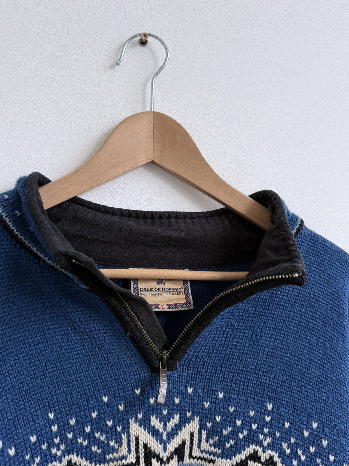 Dale Of Norway Dale Of Norway Wool Knit 1/4 Zip Sweater Size US L / EU 52-54 / 3 - 4 Thumbnail