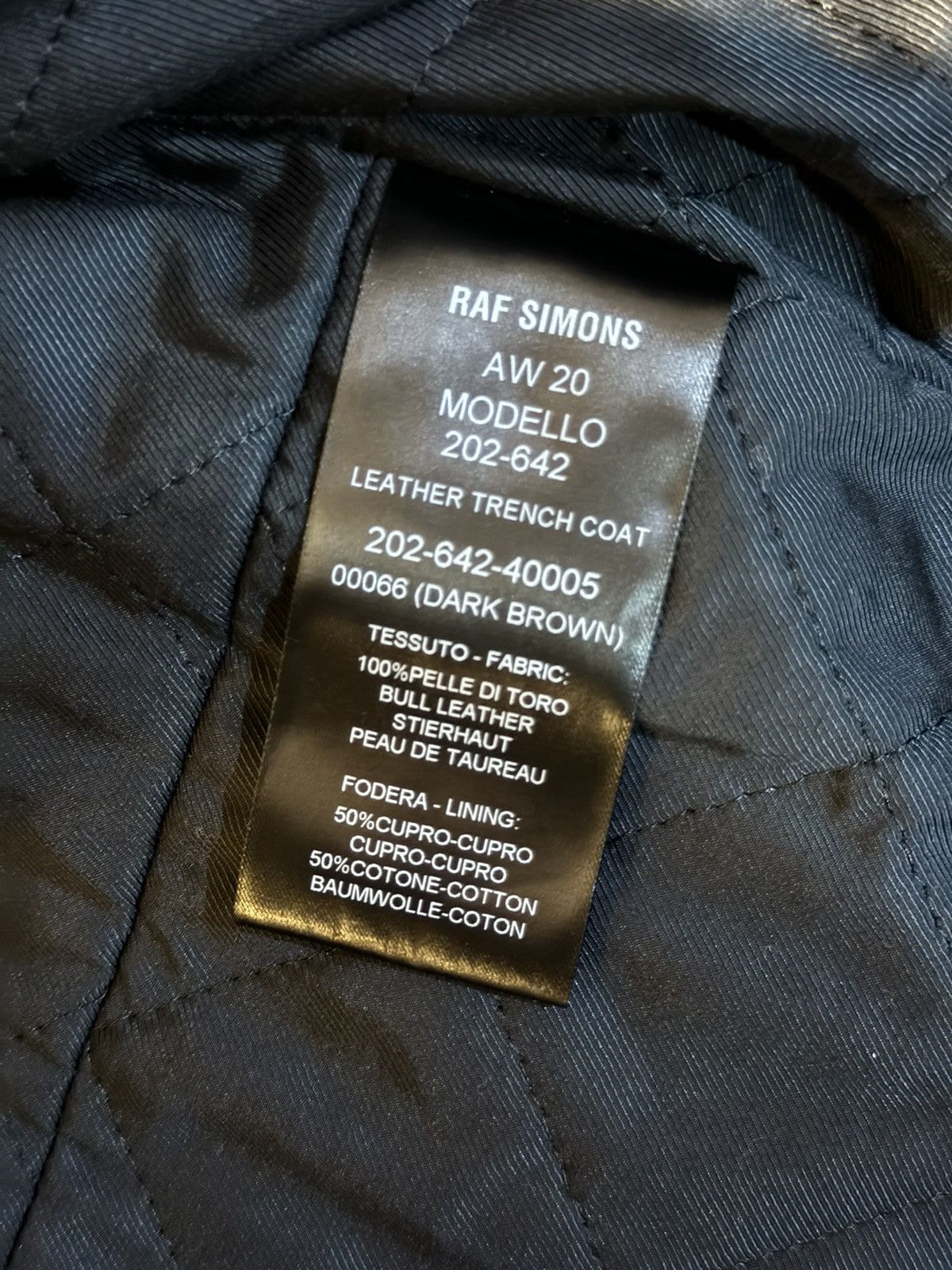 Raf Simons RAF Simons Fall2020 Runway Long leather trench coat Size US S / EU 44-46 / 1 - 17 Thumbnail