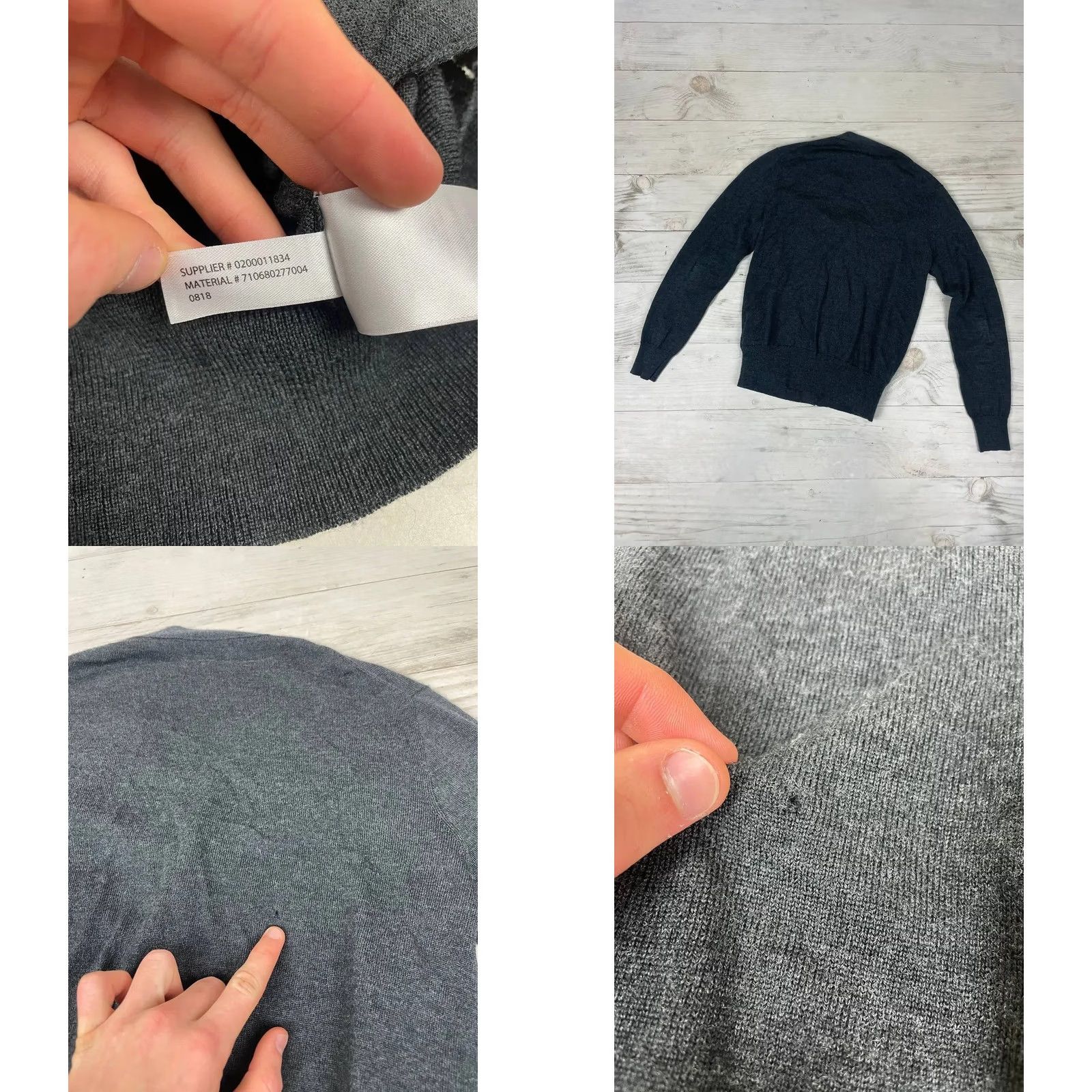 Polo Ralph Lauren VINTAGE Polo Ralph Lauren Sweater Cardigan Men Size S Grey Wool Old Money Size US S / EU 44-46 / 1 - 8 Thumbnail