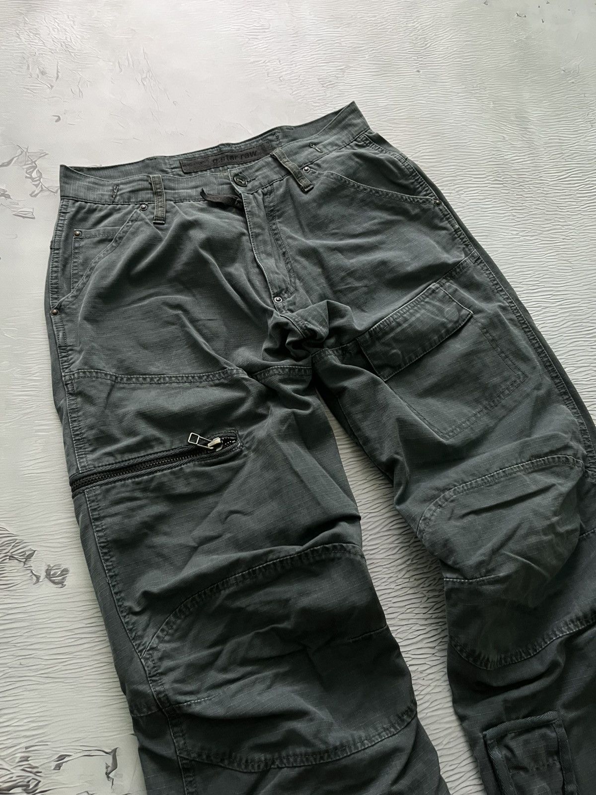 G-Star Vintage G-Star Raw Cargo Work Pants Army Pocket Streetwear Size US 30 / EU 46 - 6 Thumbnail