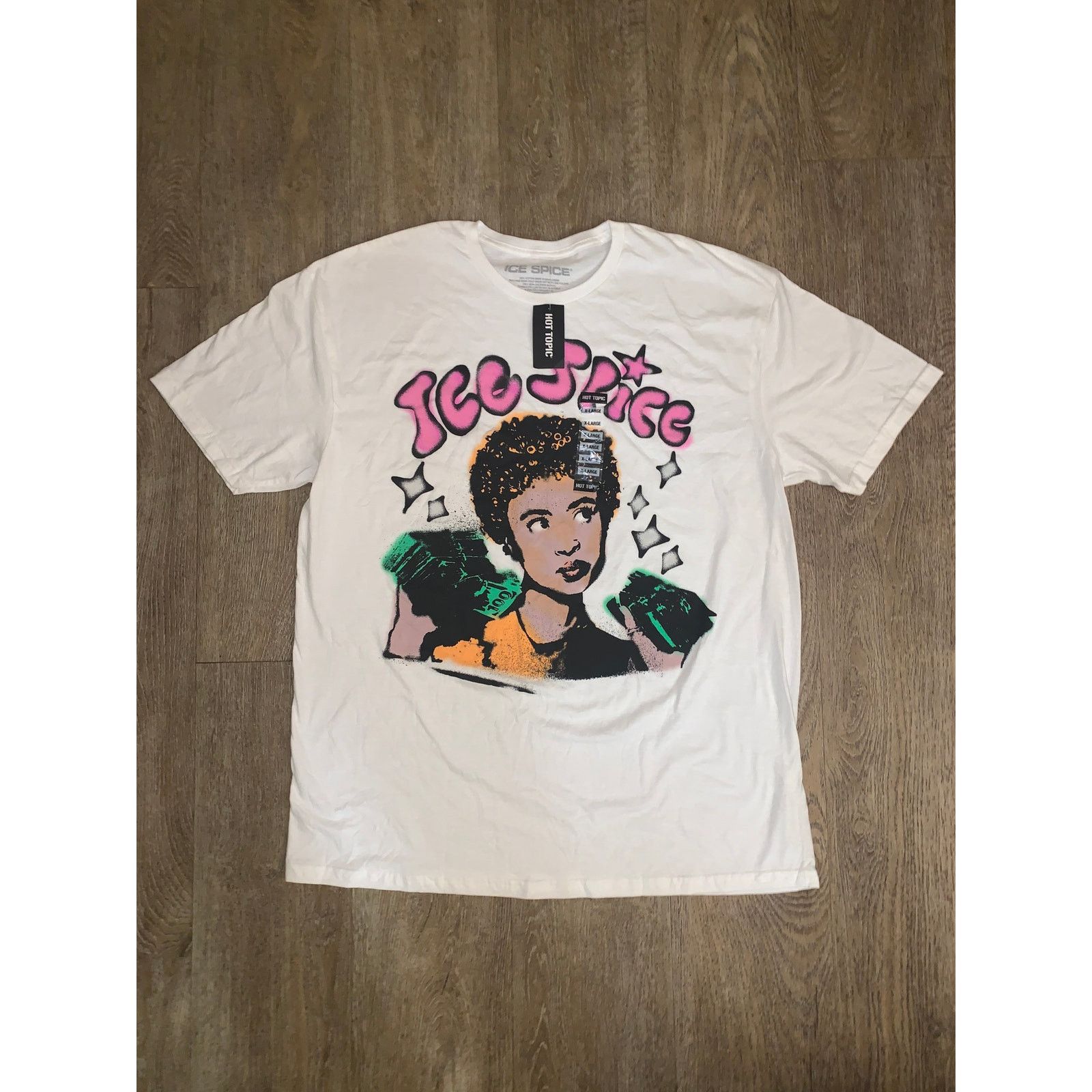 Hot Topic Ice Spice Graphic T-Shirt White Men’s XL NWT Size US XL / EU 56 / 4 - 2 Thumbnail