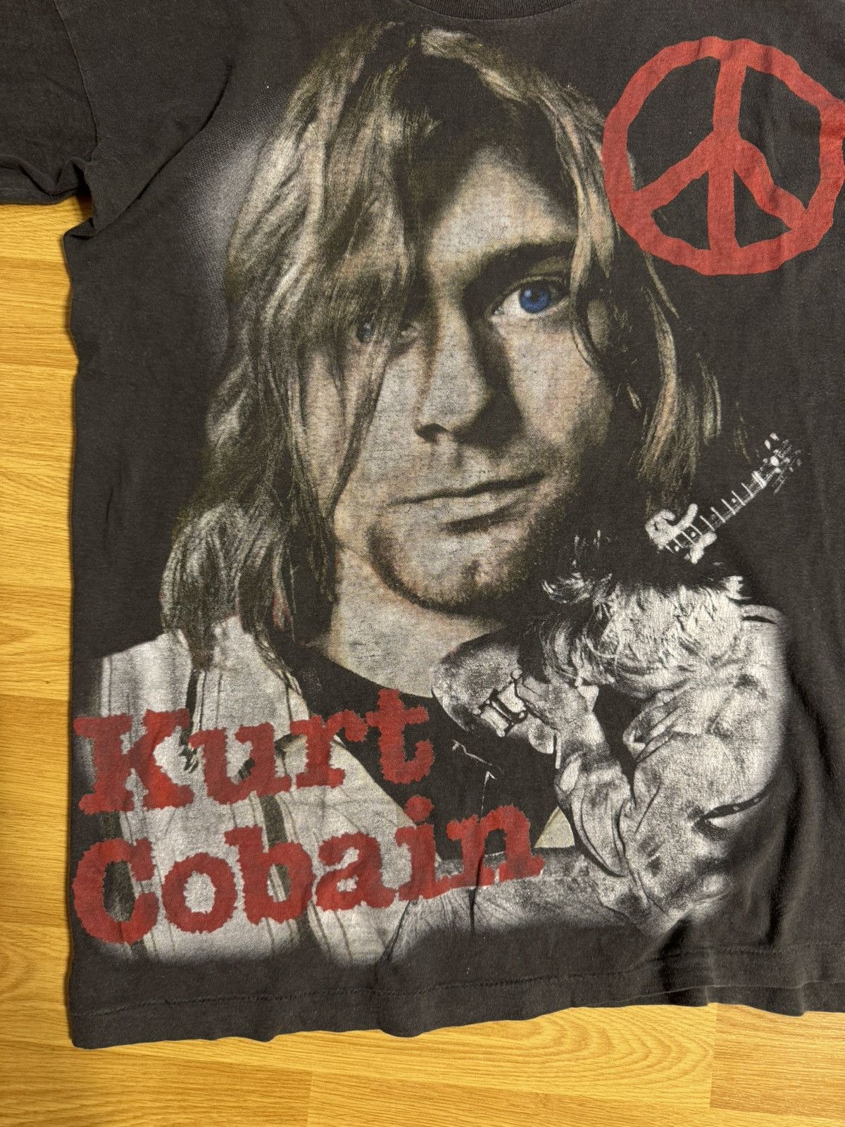 Band Tees × Vintage Vintage Kurt Cobain Graphic Tee - Nirvana Band Shirt Size US M / EU 48-50 / 2 - 16 Thumbnail