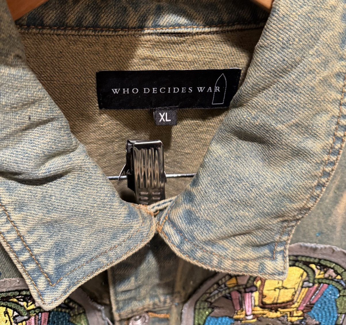 Who Decides War WHO DECIDES WAR UNFURLED DENIM JACKET Size US XL / EU 56 / 4 - 2 Thumbnail