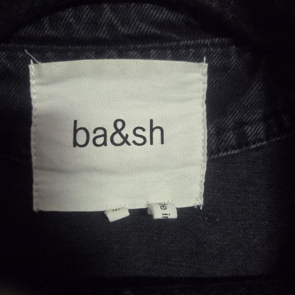 ba&sh ba&sh Black Jean Jacket with Waist Tie Size M / US 6-8 / IT 42-44 - 8 Thumbnail