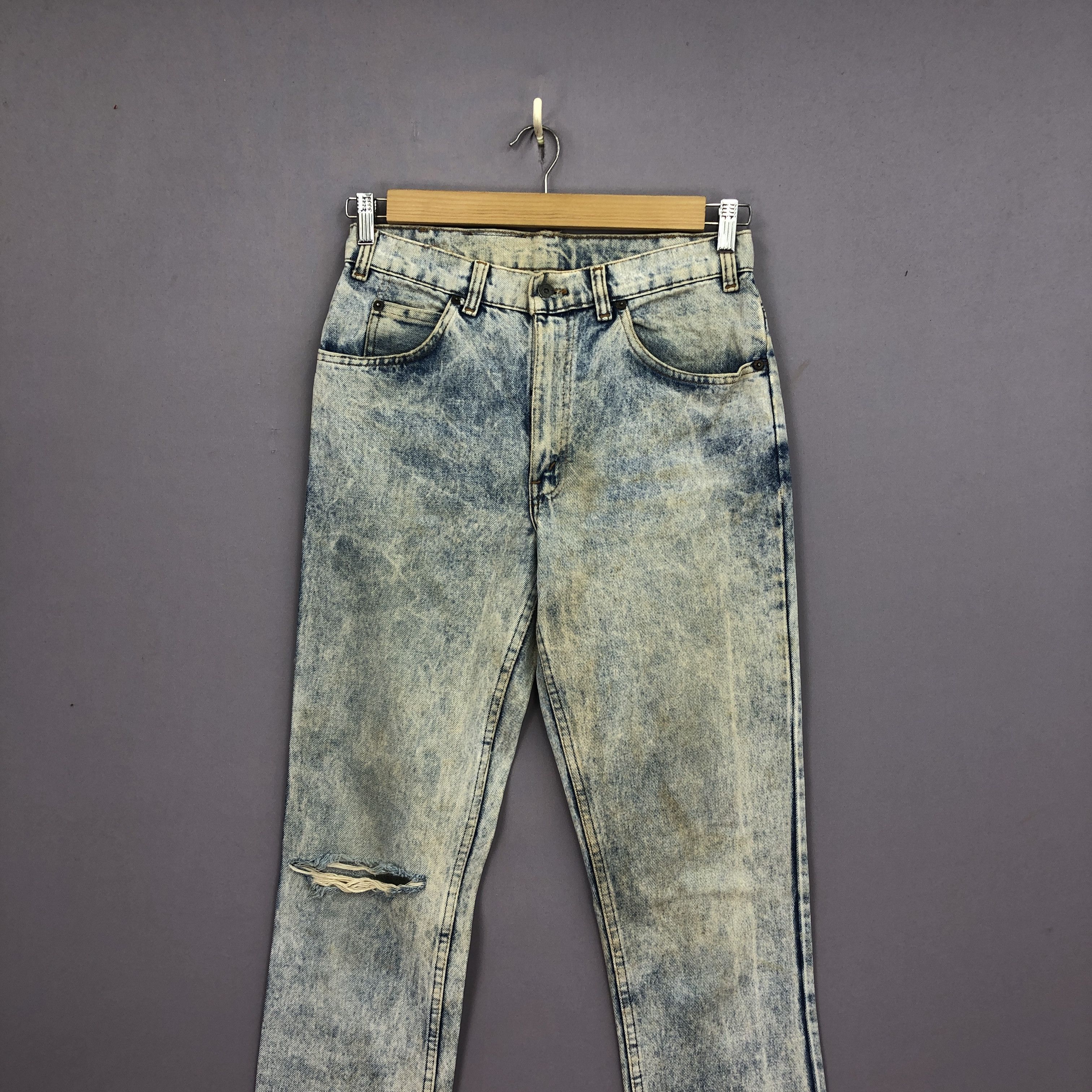 Levi's Vintage 90s Levis Acid Wash Jeans Levi's 631 Sunfaded Denim Size US 30 / EU 46 - 3 Thumbnail