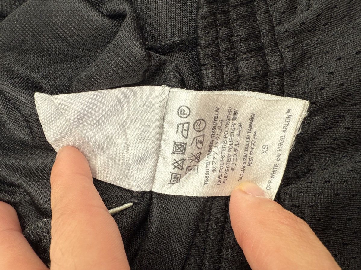 Off-White OFF-WHITE MESH DIAG SPRAY SHORTS WITH MIRROR MIRROR PRINT Size US 29 - 7 Thumbnail