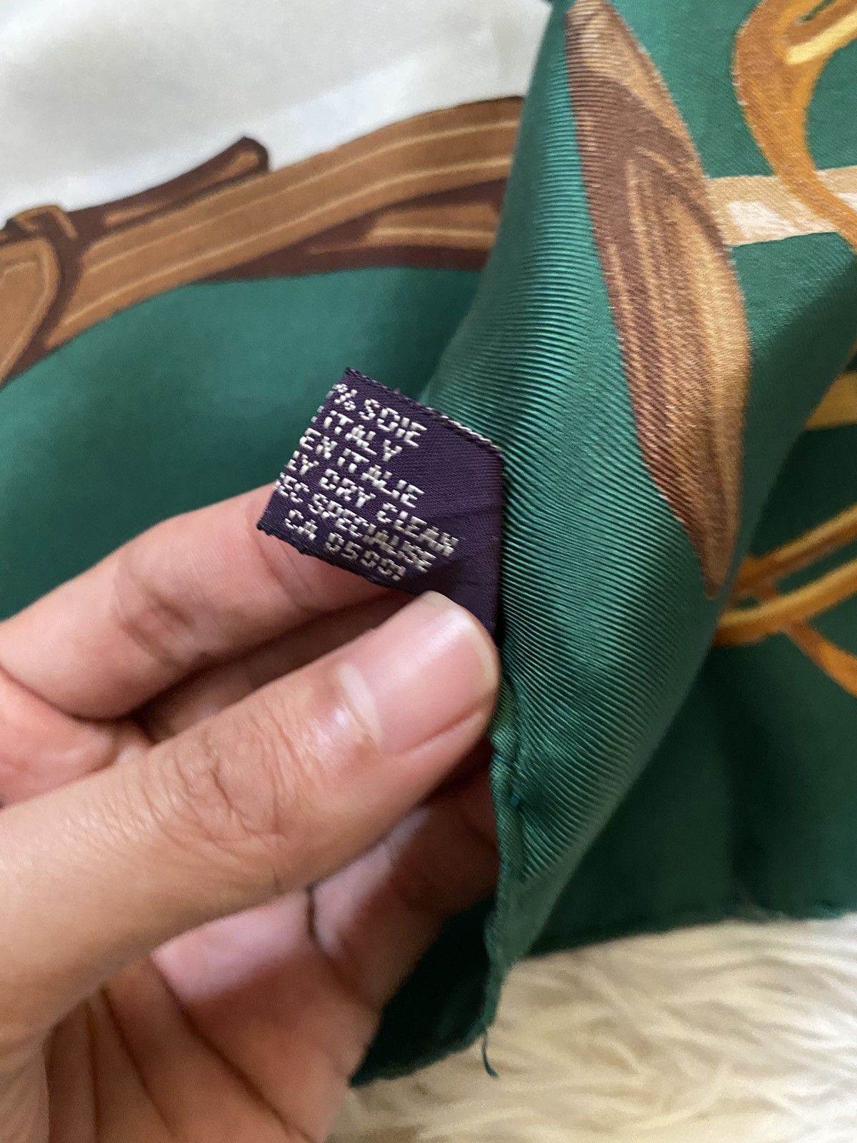 Ralph Lauren VINTAGE‼️Ralph Lauren Equestrian Silk Scarf Size ONE SIZE - 11 Thumbnail